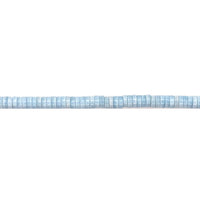 Light Blue Stone Heishi Rondelle Beads 6mm
