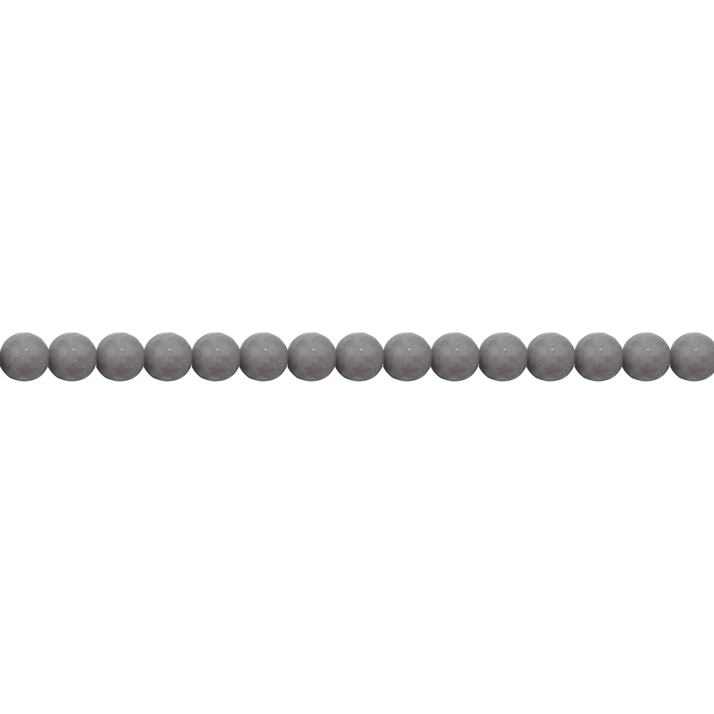 Light Gray Jade 10mm - Faceted