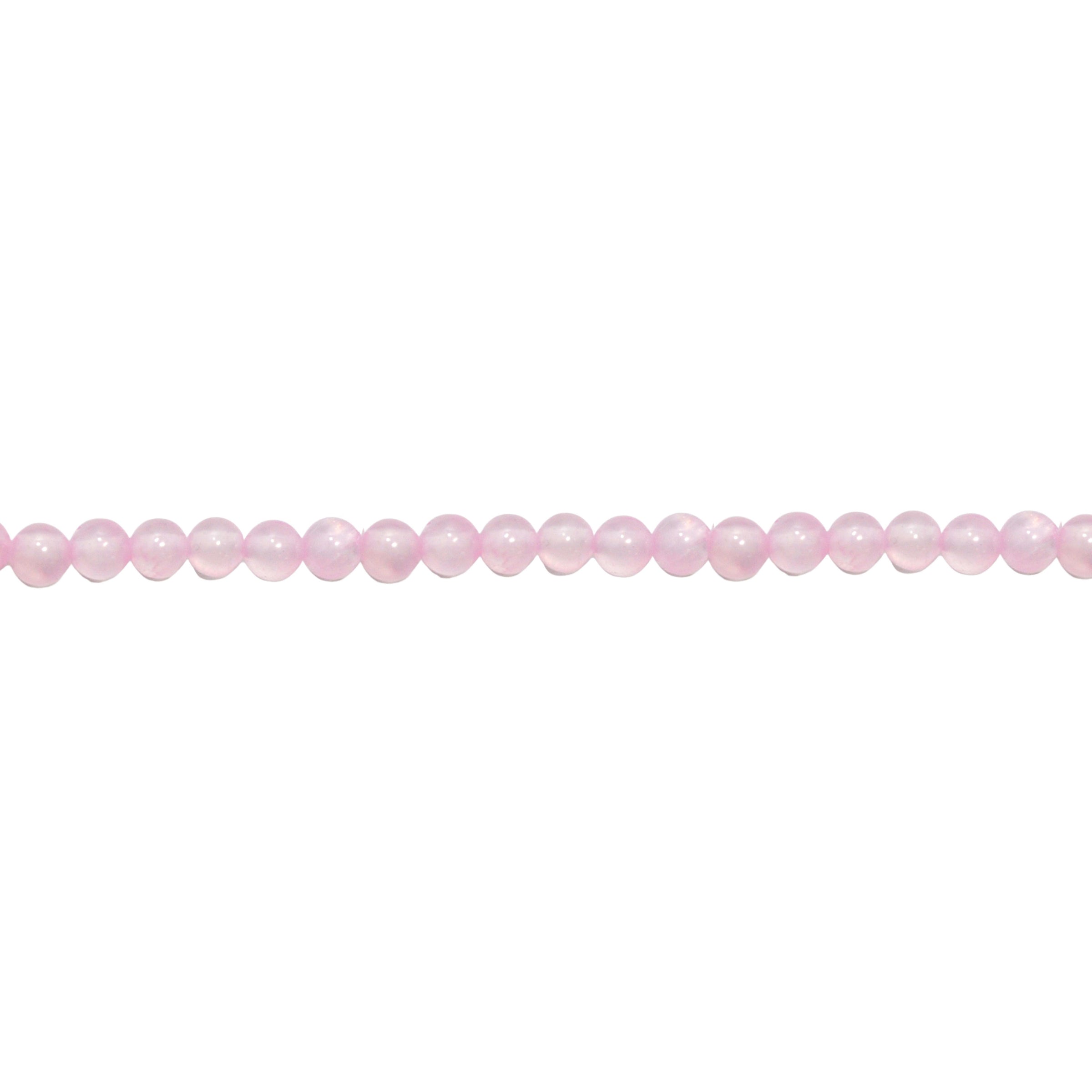Light Pink Jade Transparent 6mm - Round