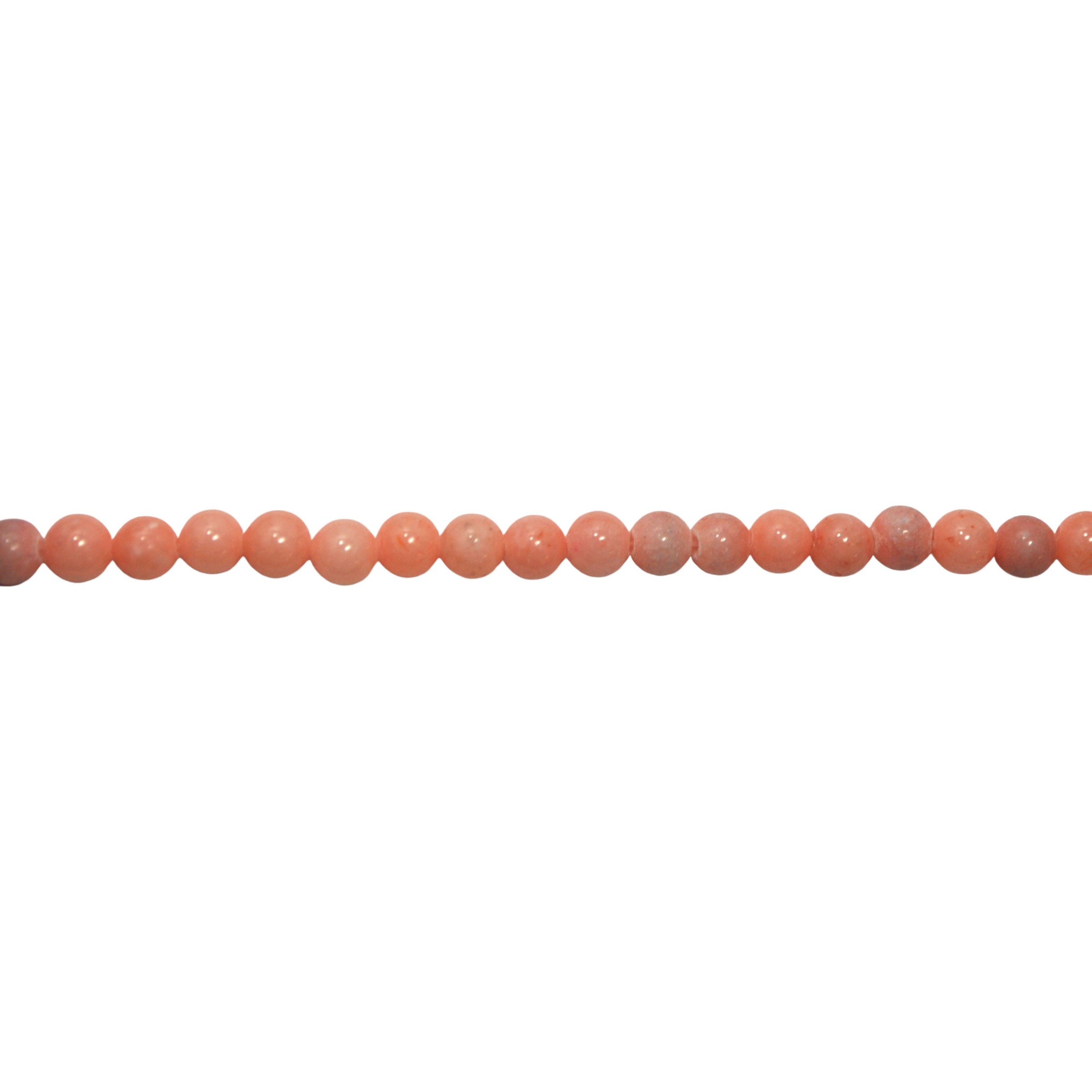 Light Pink Mashan Jade 6mm - Round