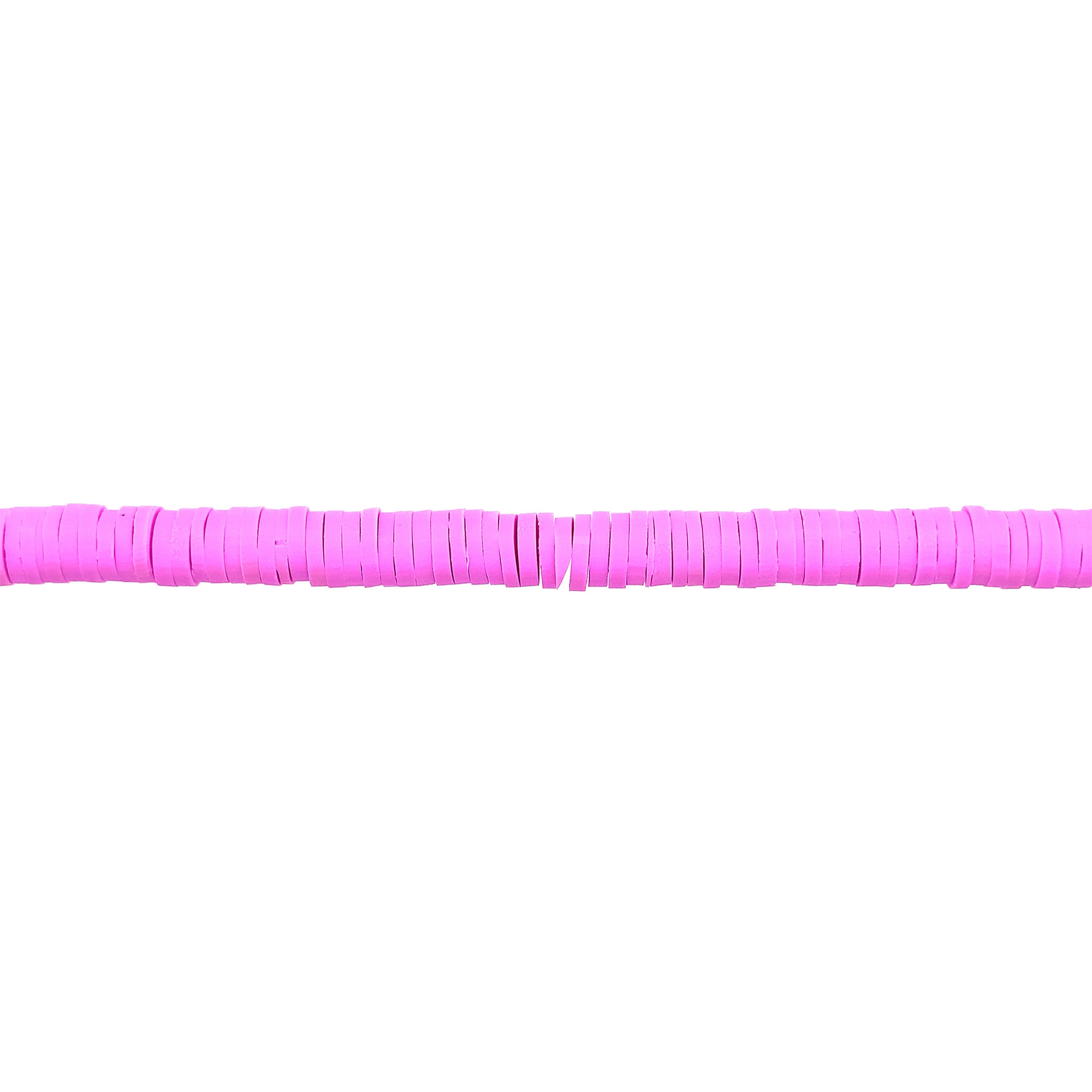 Light Purple Polymer Clay Heishi Beads 1mm