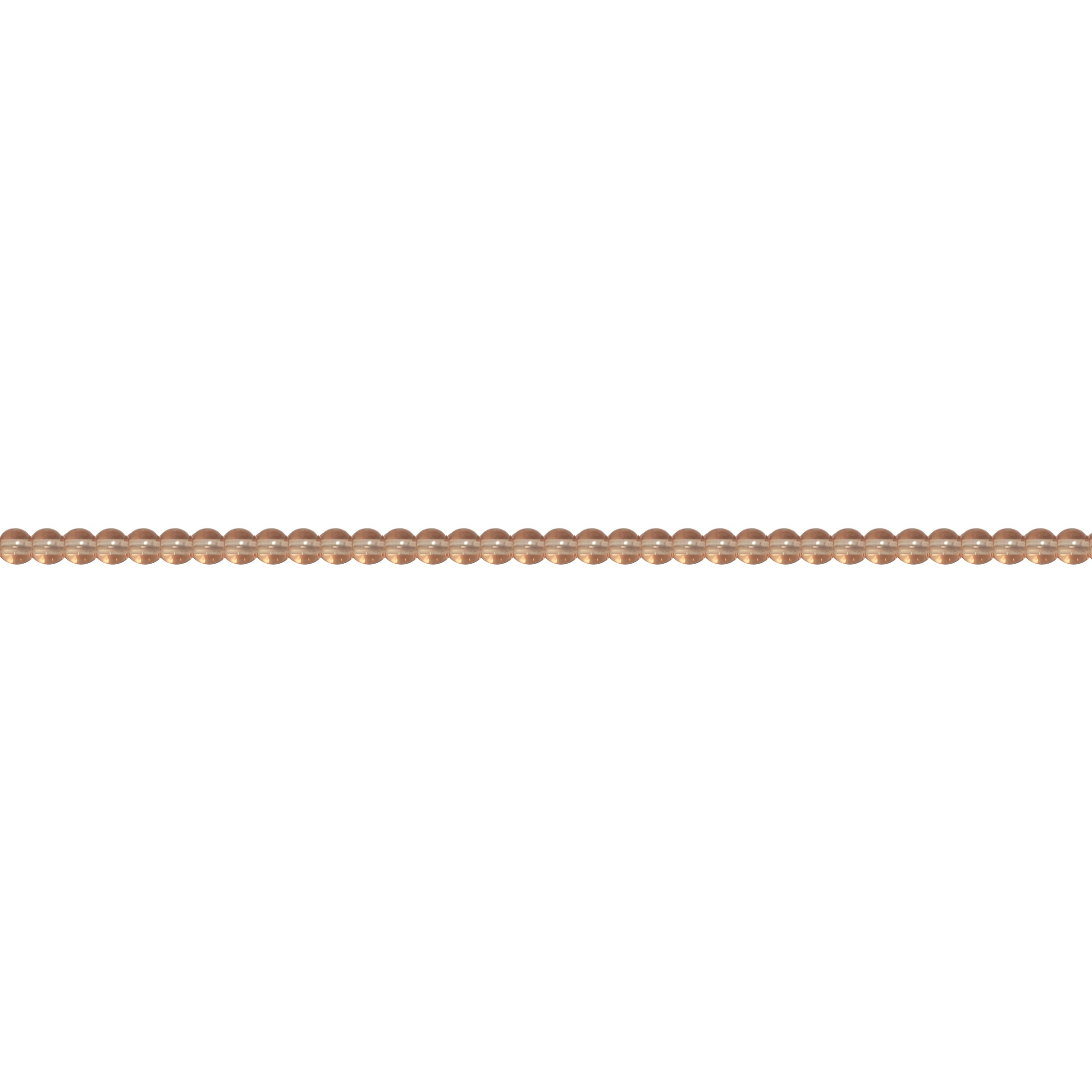 Light Rose Tone Crystal 4mm - Round