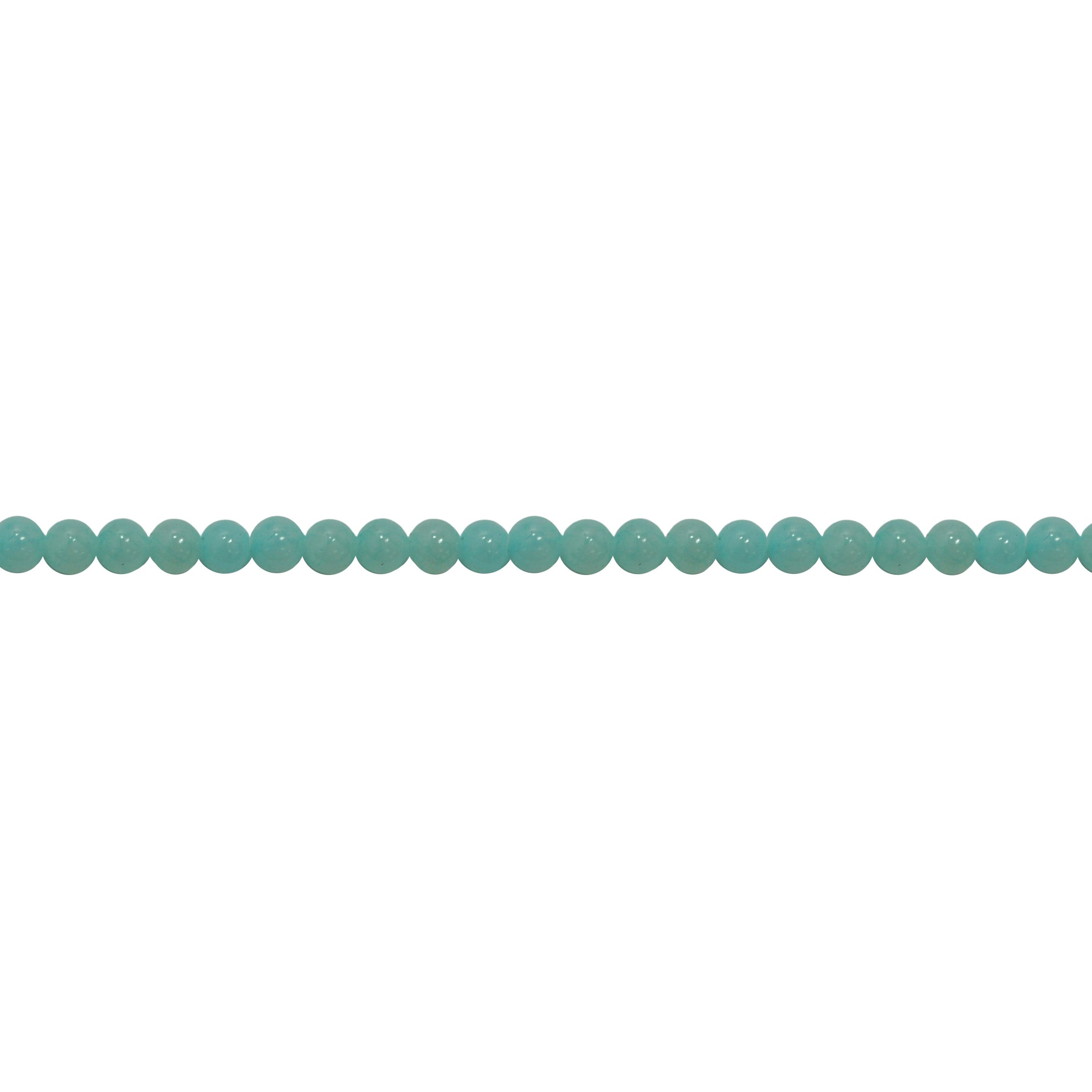 Light Teal Mashan Jade 6mm - Round
