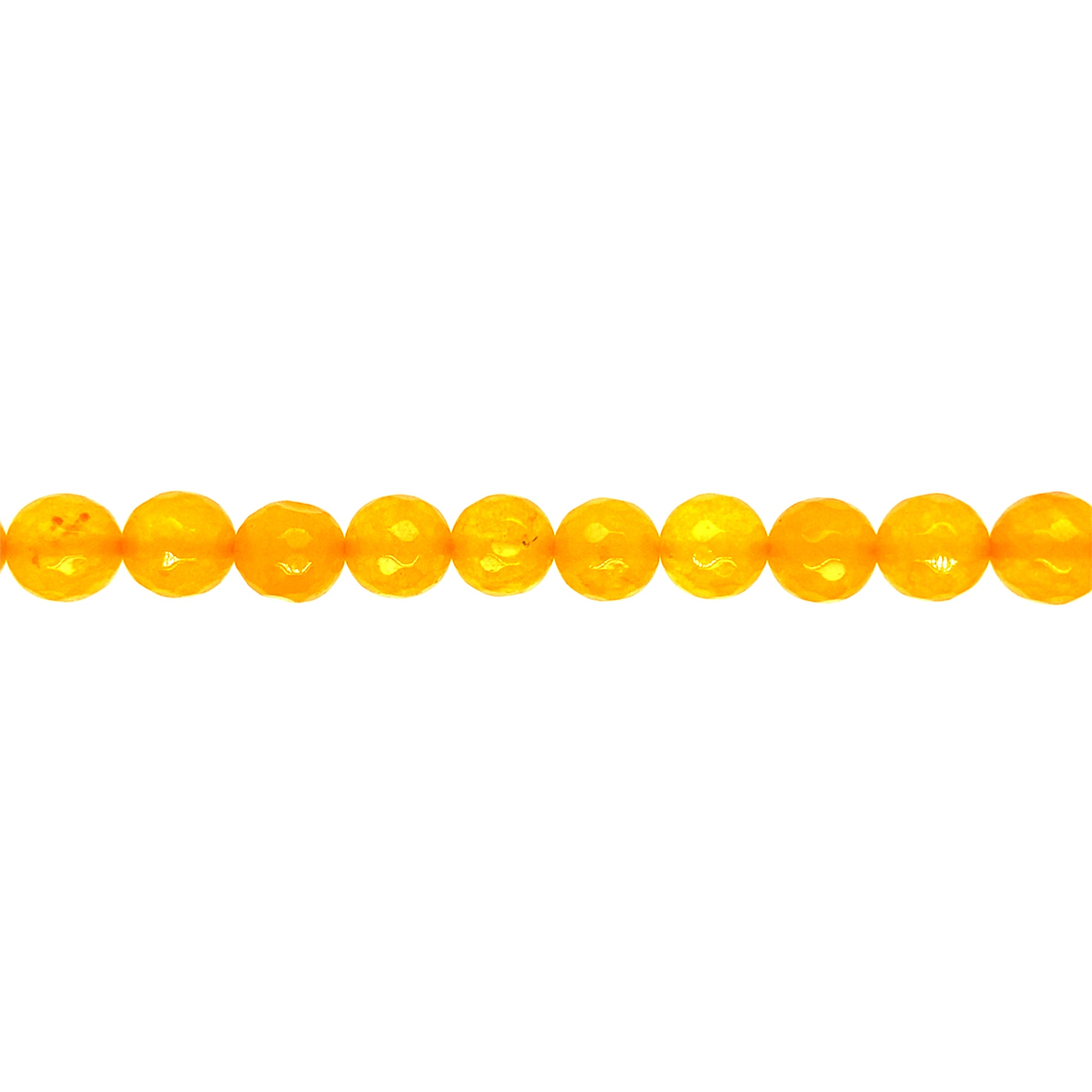  Light Yellow Jade 10mm - Faceted