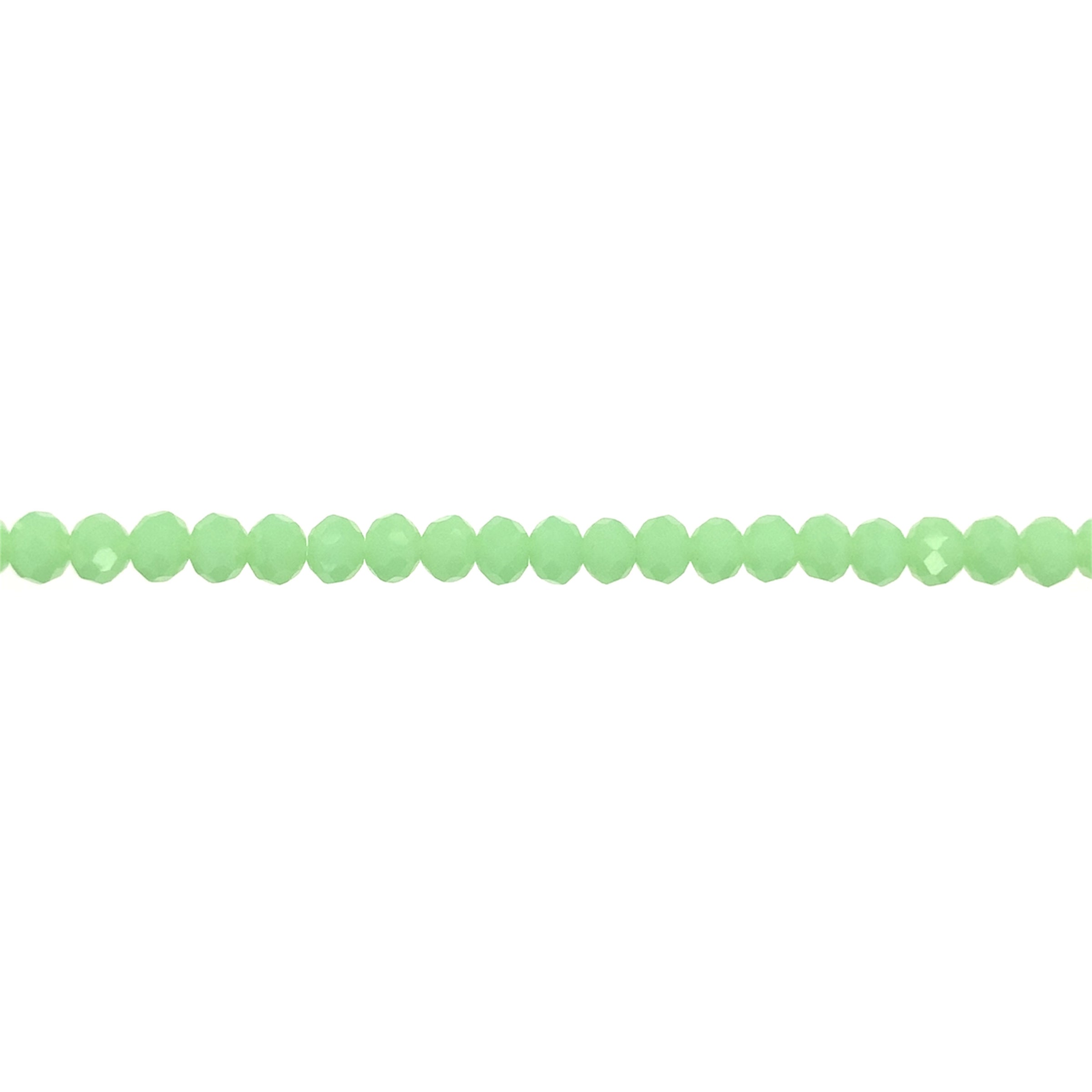 Lime Green Crystal 6mm - Rondelle