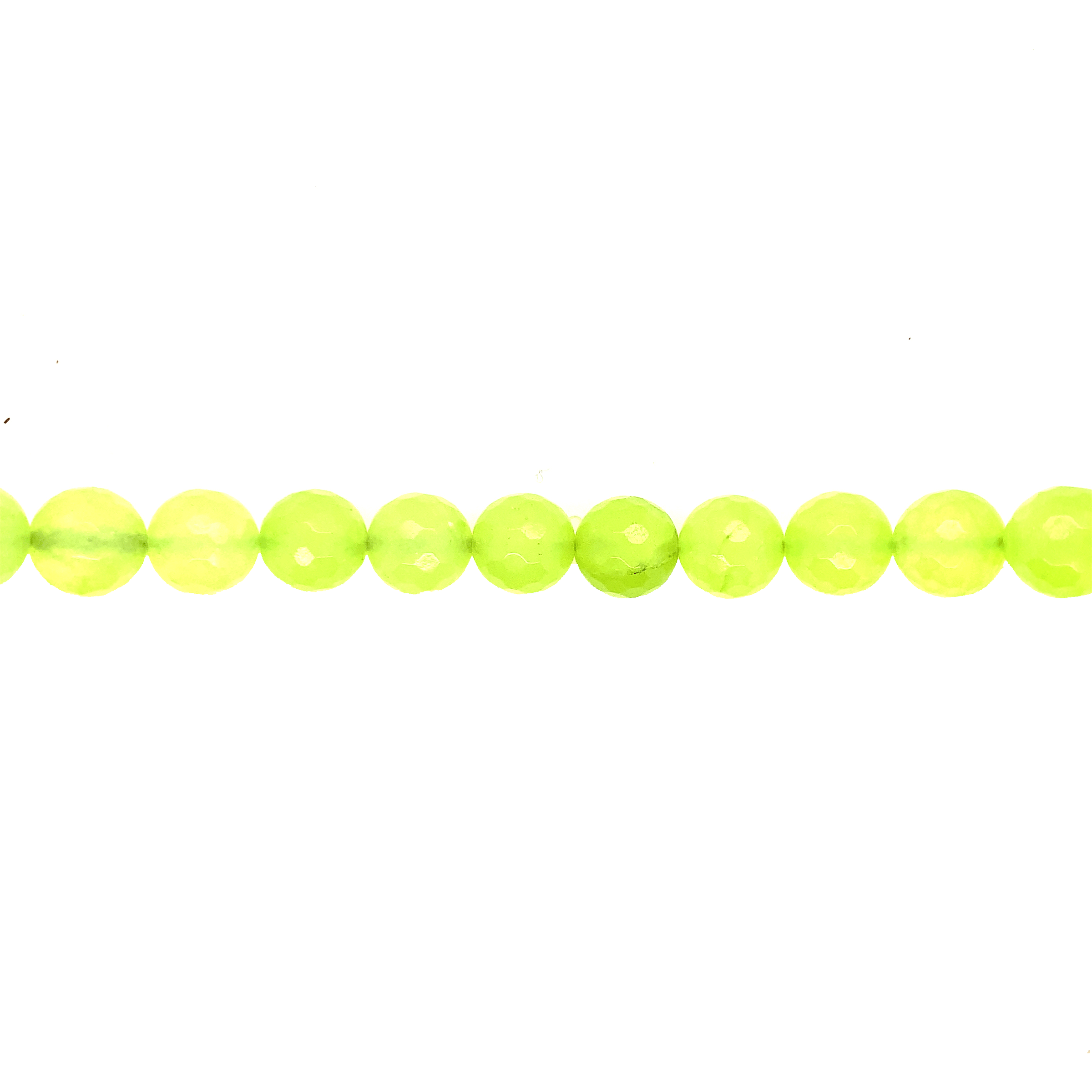 Lime Jade 12mm - Faceted