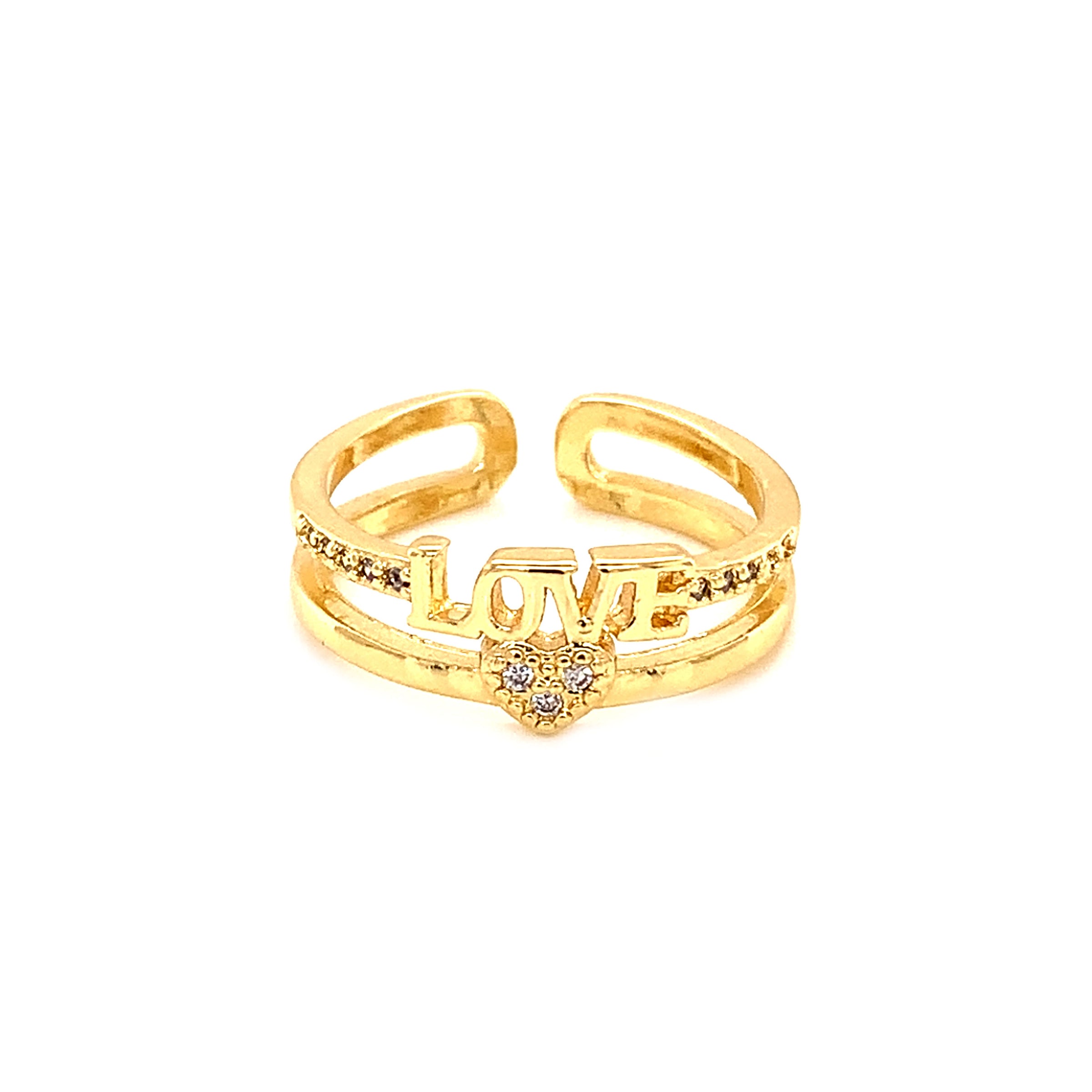 Love + Heart Ring