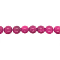 Magenta Mashan Jade Beads