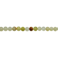 Marble Light Green Jade 8mm - Round