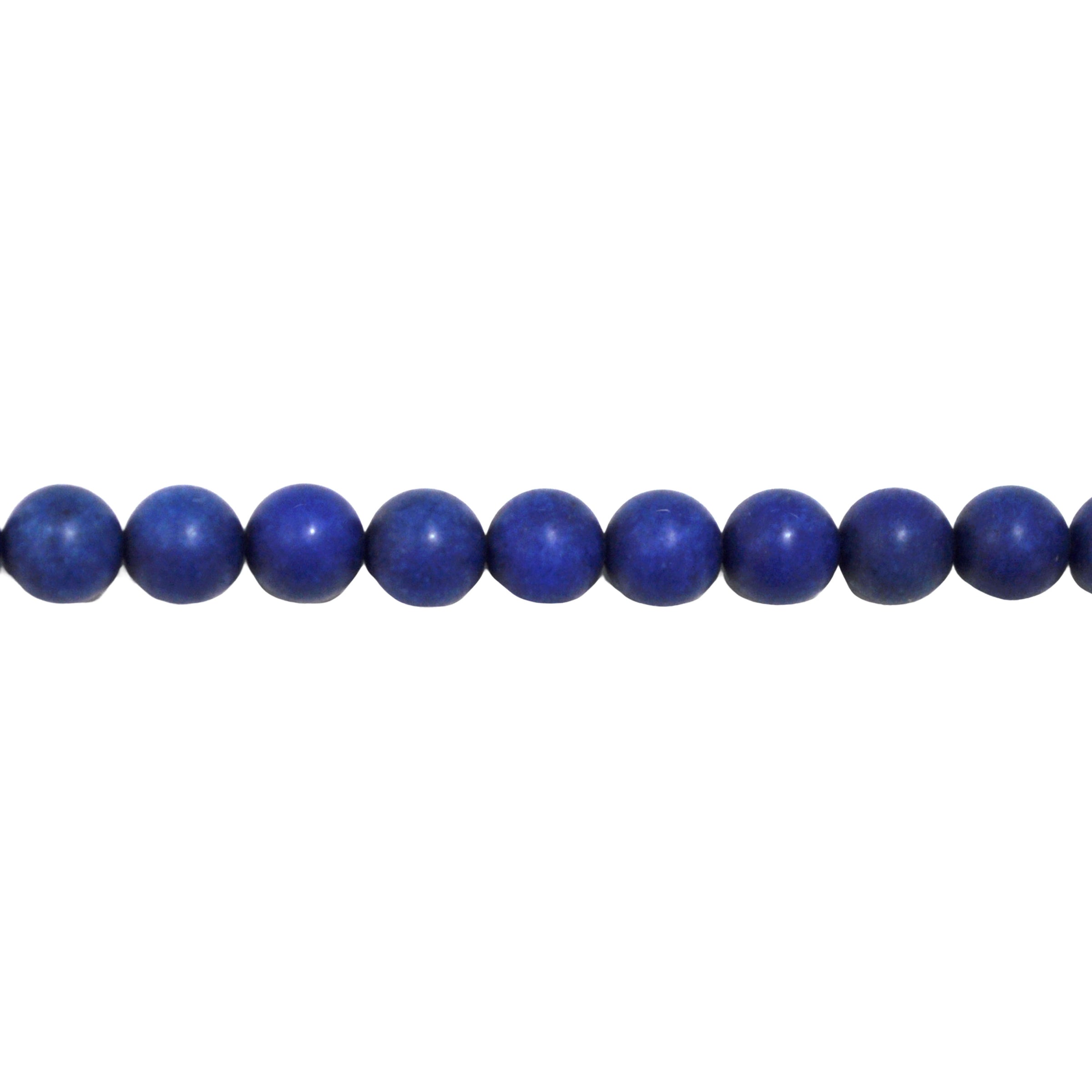 Matte Blue Jade 12mm - Round