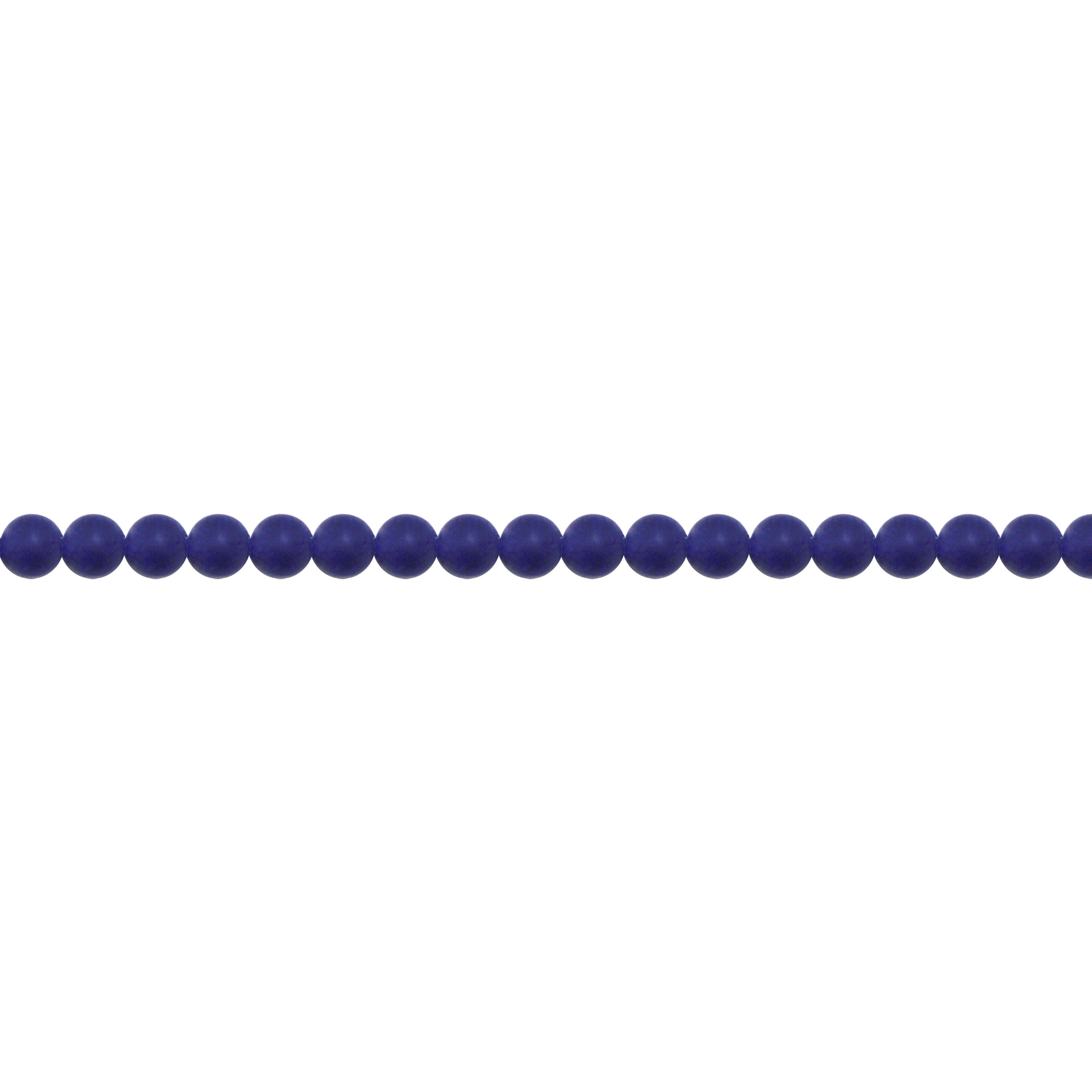 Matte Blue Jade 8mm - Round