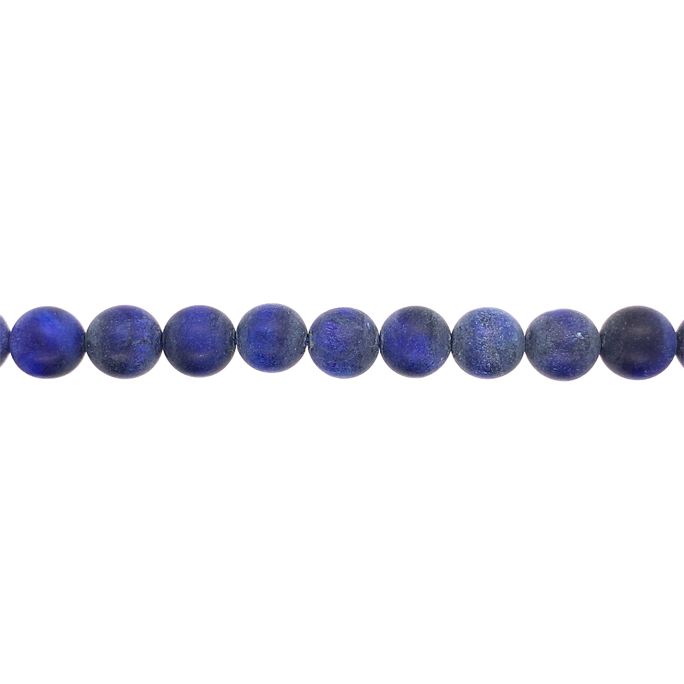Matte Blue Tiger Eye Beads