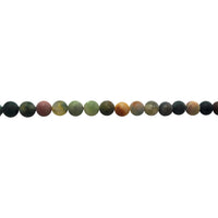 Matte Fancy Jasper - Round 8mm