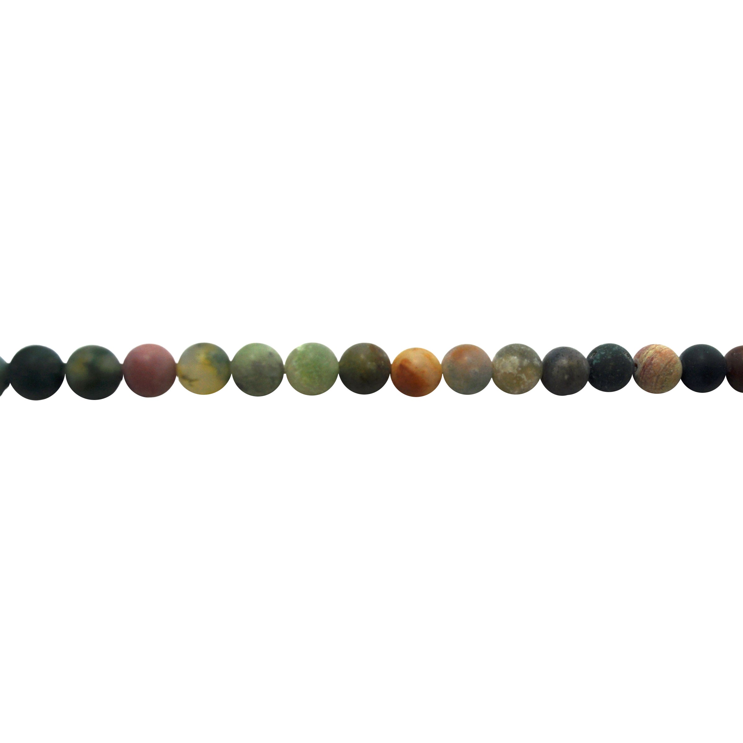 Matte Fancy Jasper - Round 8mm