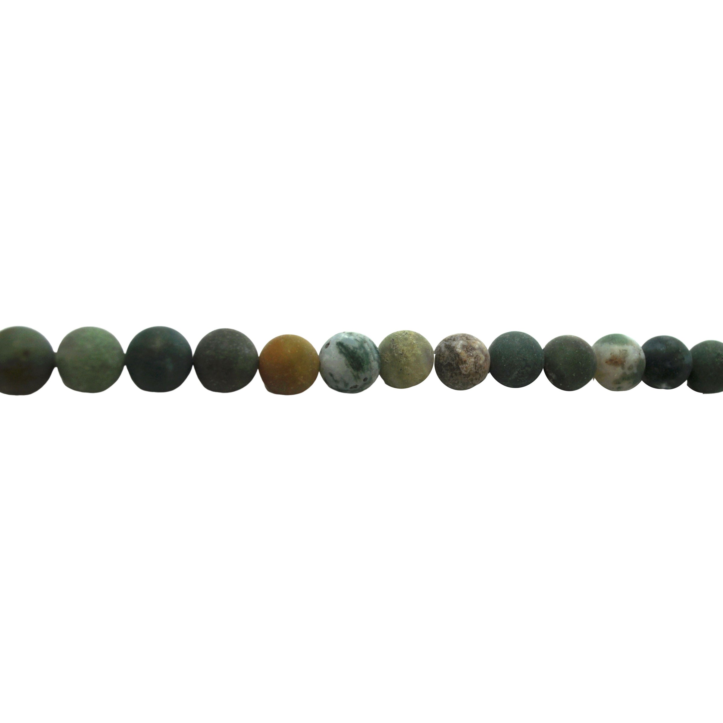 Matte Fancy Jasper Beads 10mm