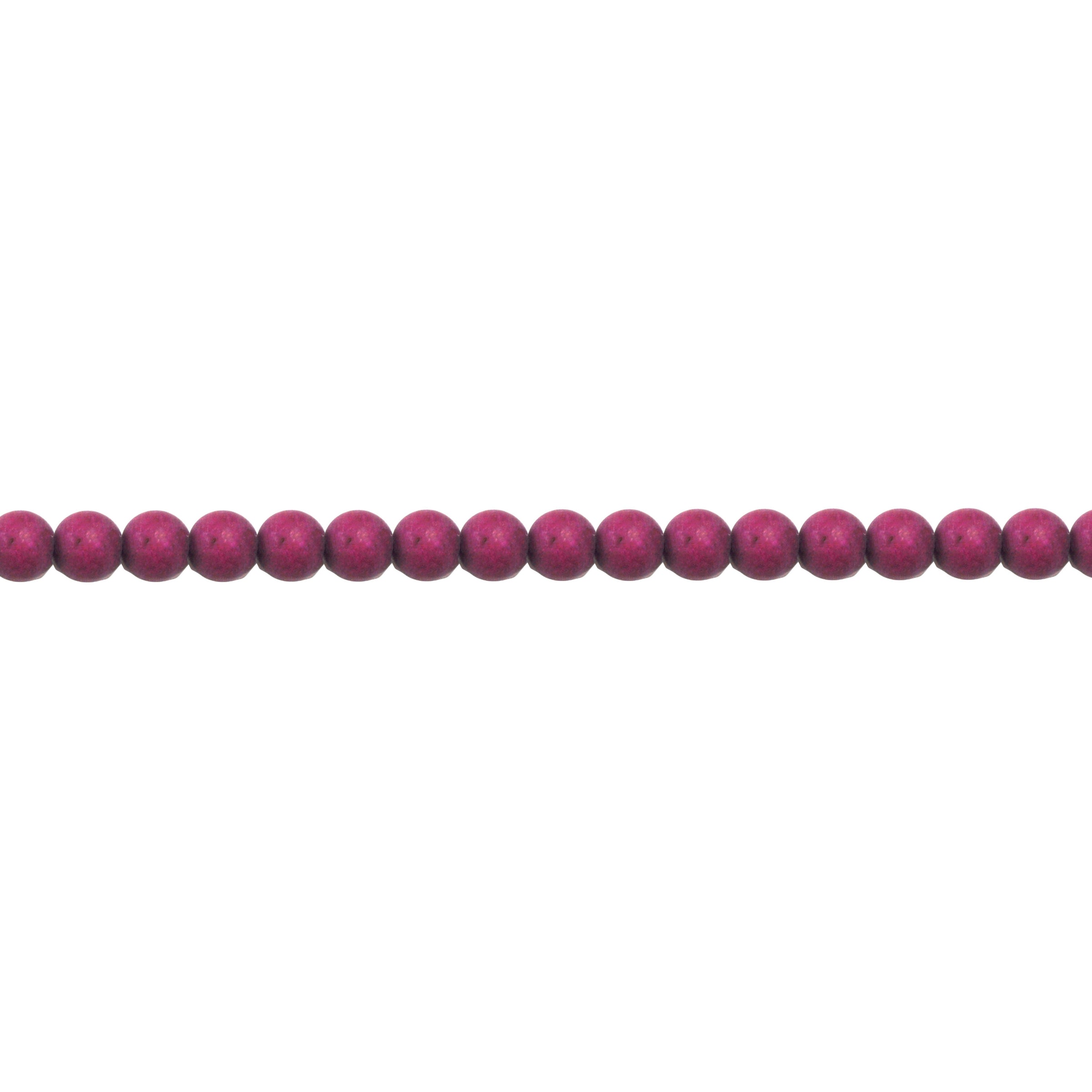 Matte Fuchsia Jade 10mm - Round