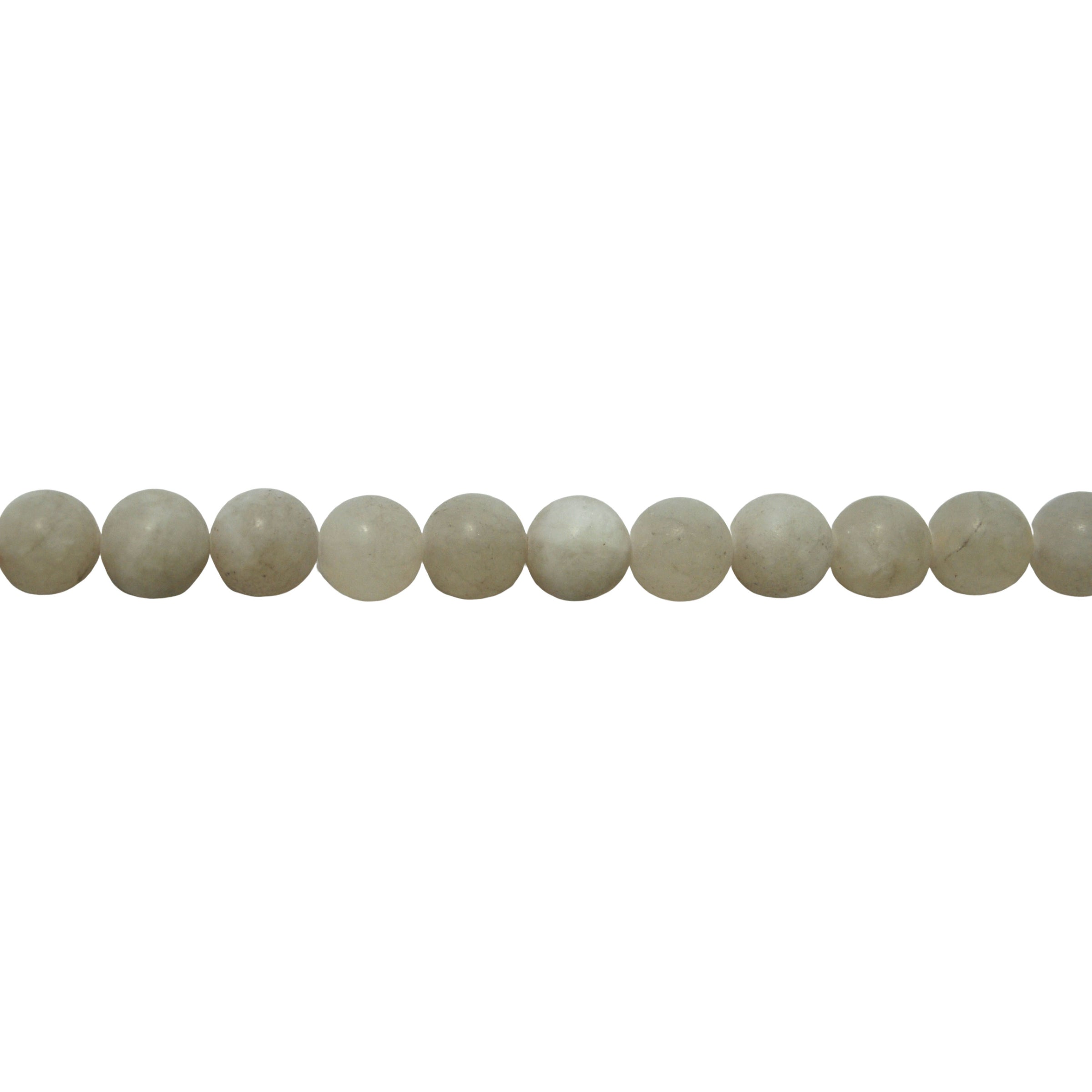 Matte Gray Jade 8mm - Round