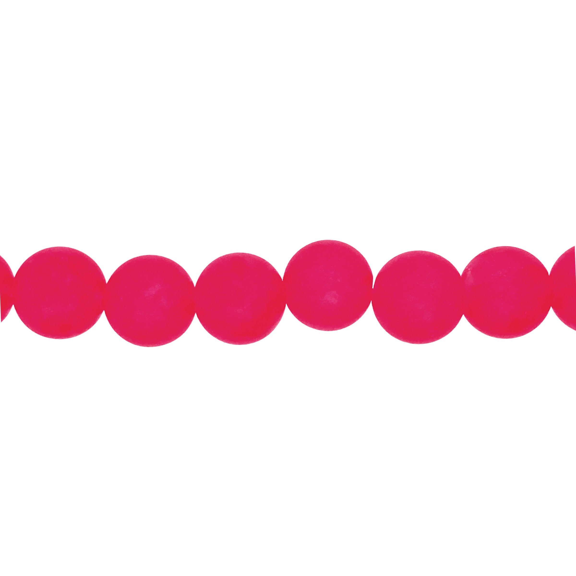 Matte Magenta Jade 10mm - Round