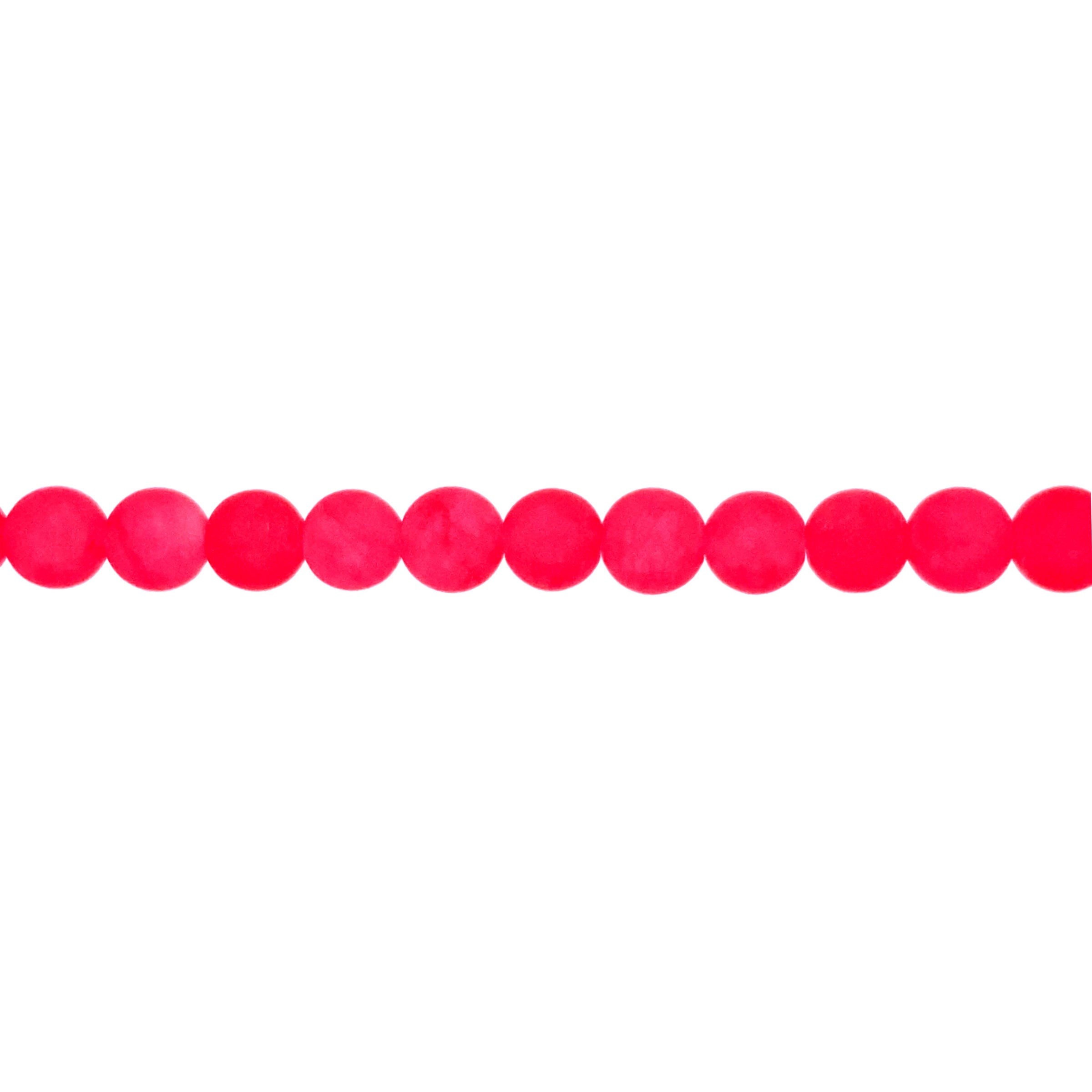 Matte Magenta Jade 6mm -