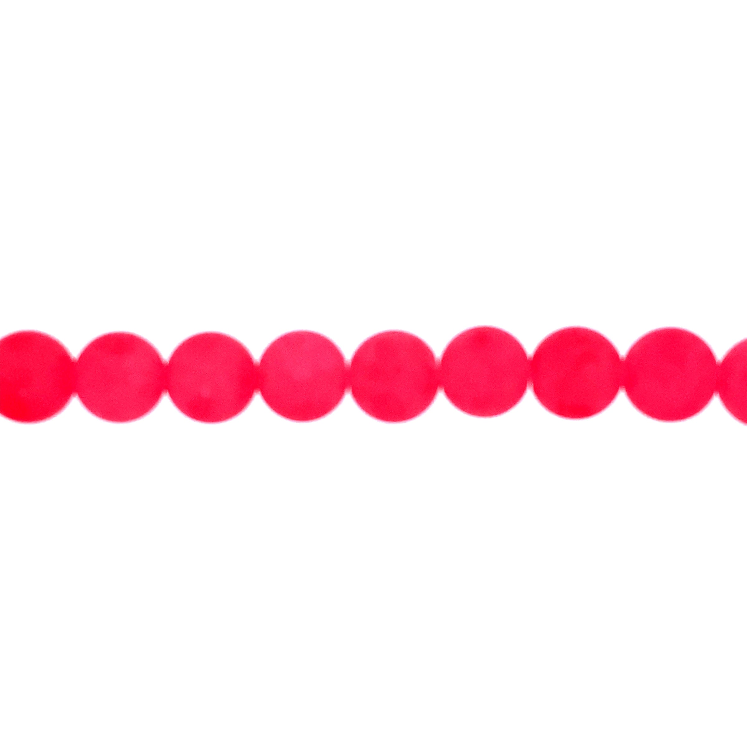 Matte Magenta Jade 8mm - Round