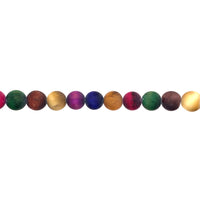 Matte Mixed Tiger Eye Beads