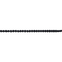 Matte Onyx Faceted Beads