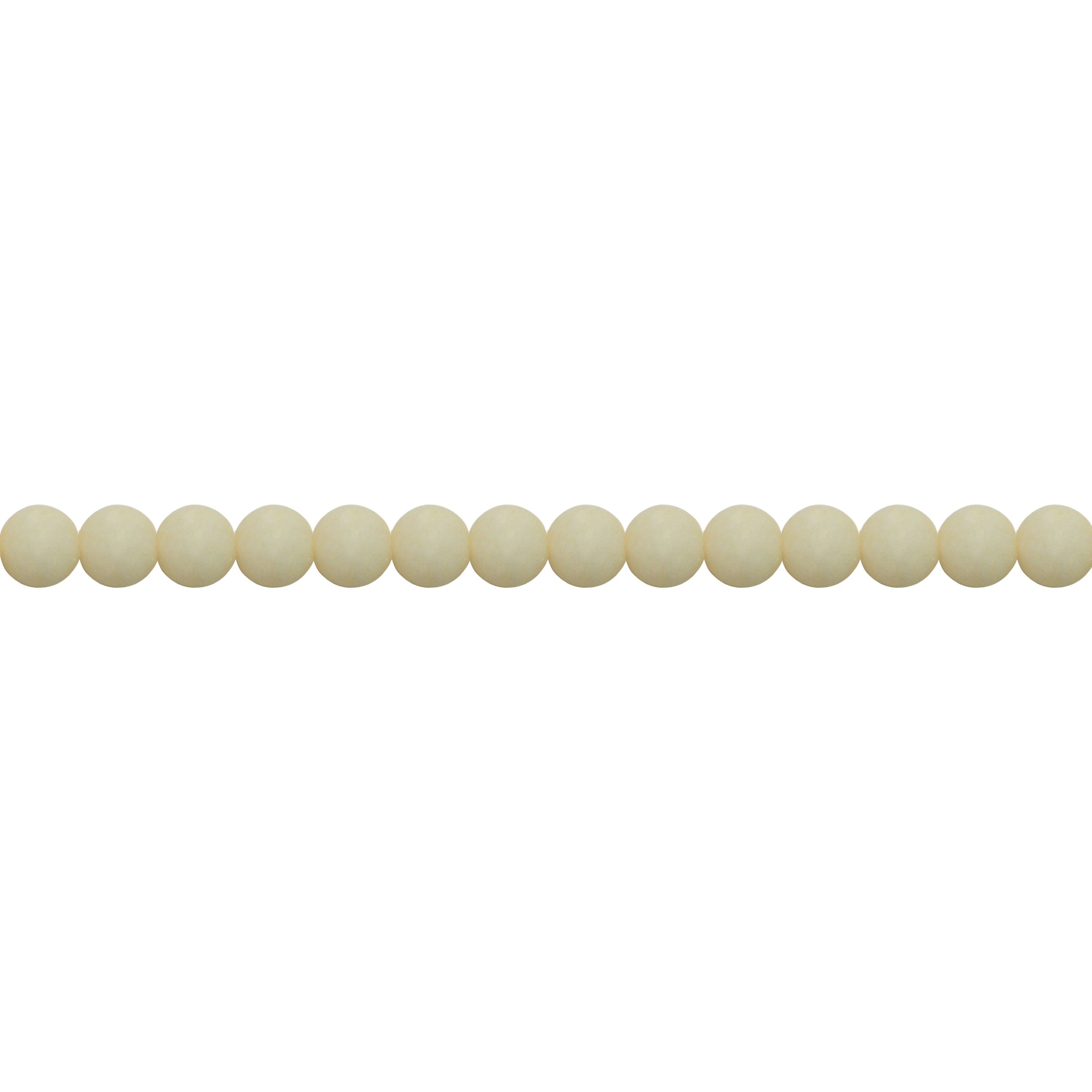Matte Peach Jade 10mm - Round
