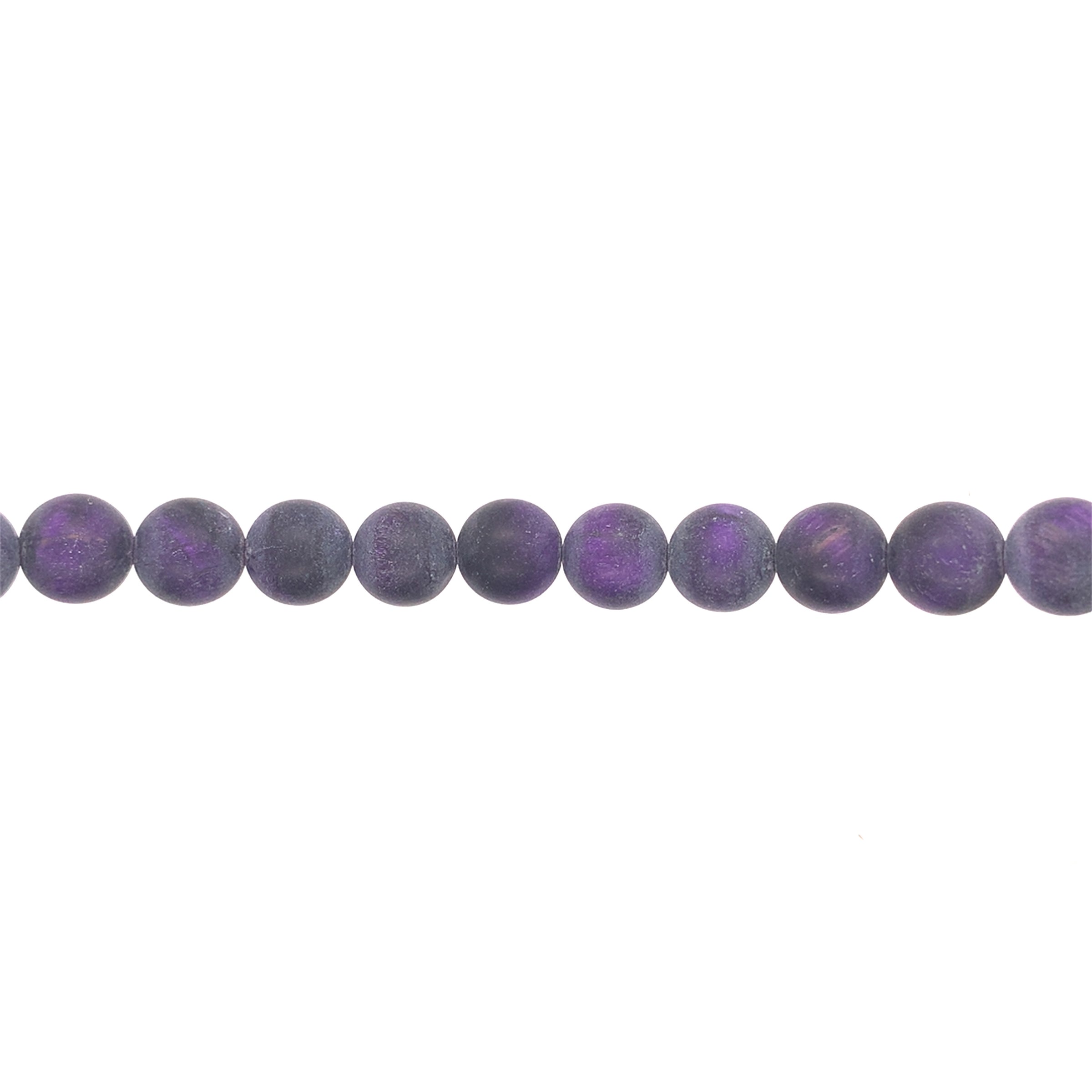 Matte Purple Tiger Eye Beads