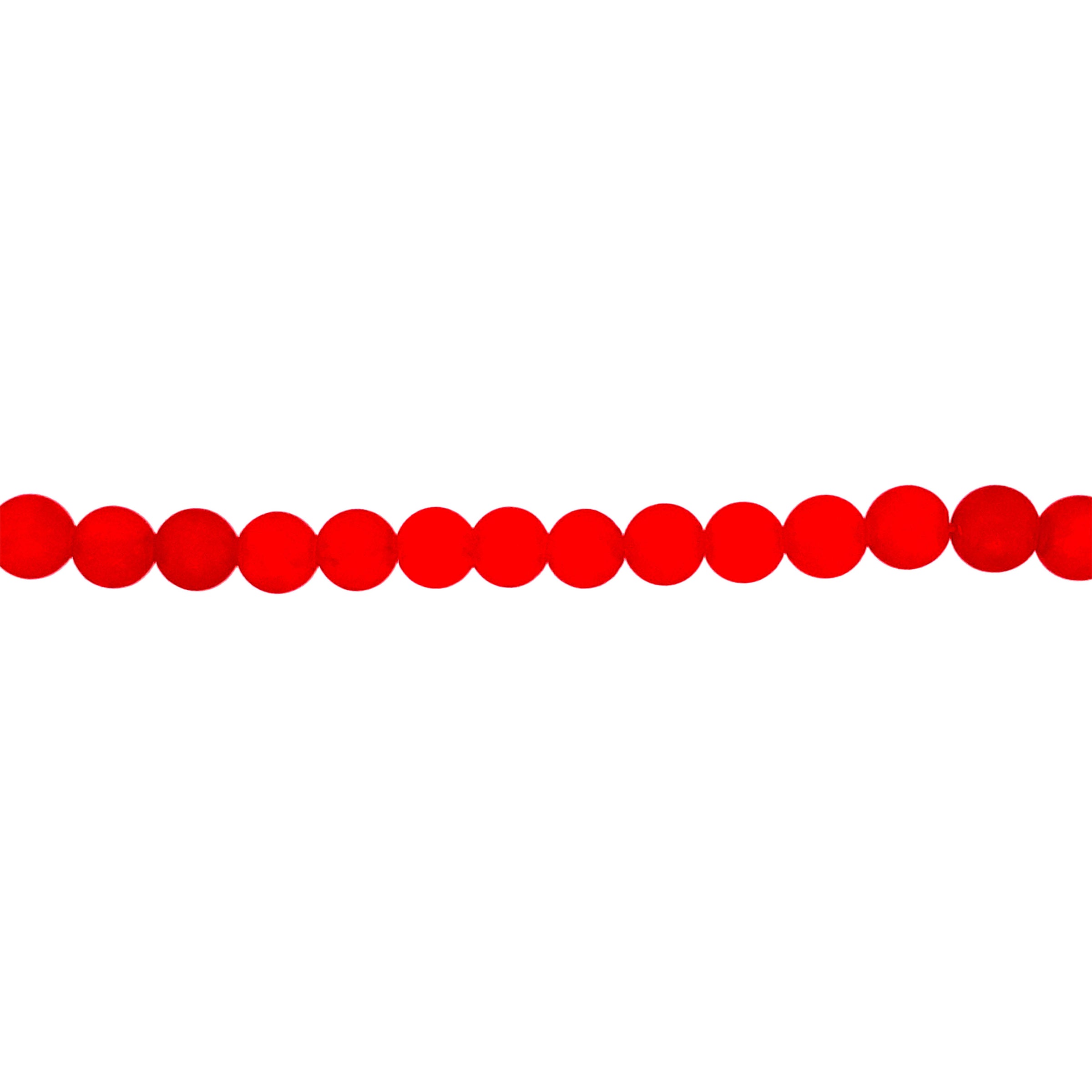 Matte Red Jade 6mm - Round