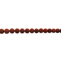 Matte Red Jasper - Round 10mm