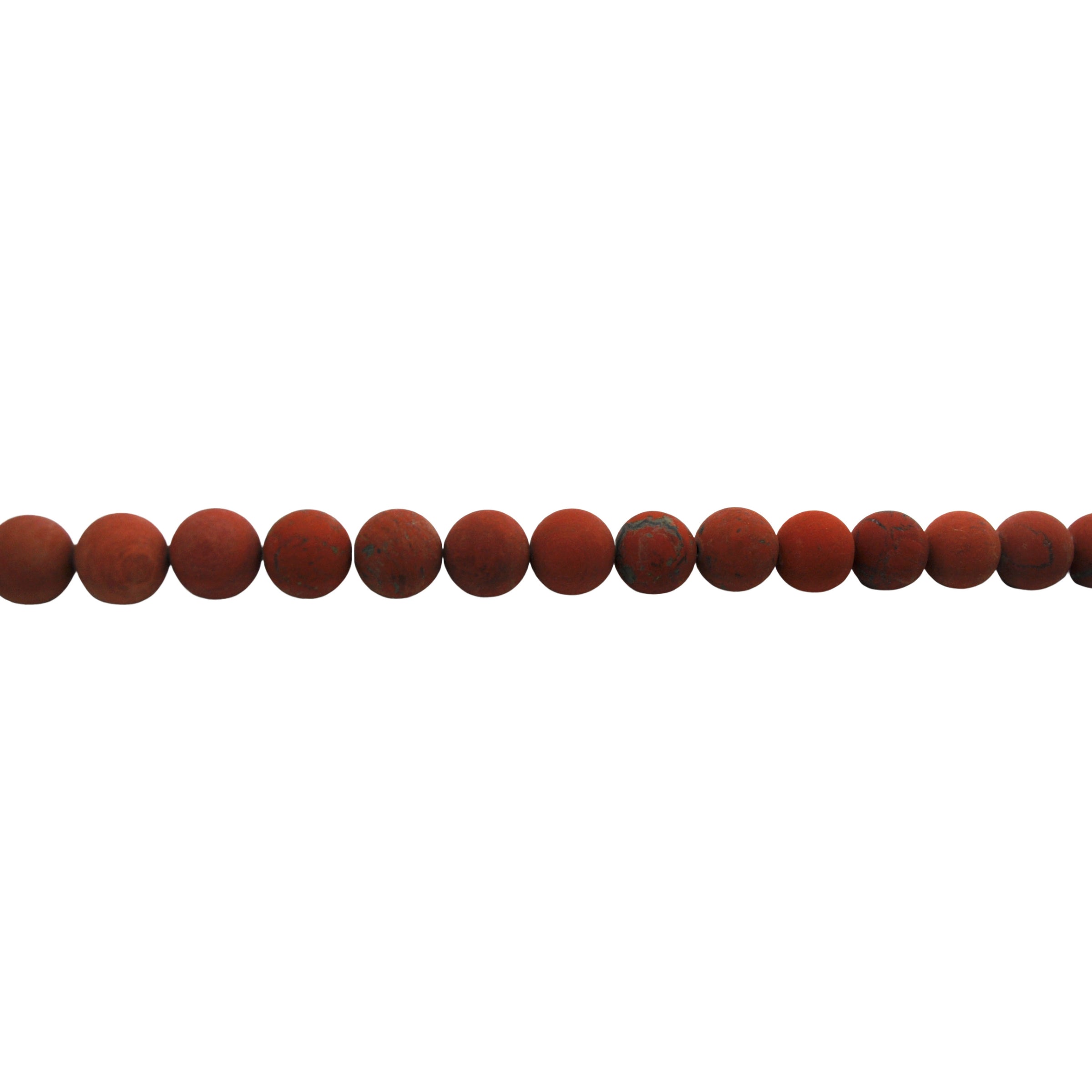 Matte Red Jasper - Round 10mm