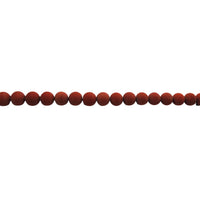 Matte Red Jasper - Round 8mm