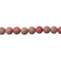 Matte Rhodonite Beads 10mm