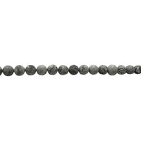  Matte Scenery Picture Jasper - Round 8mm