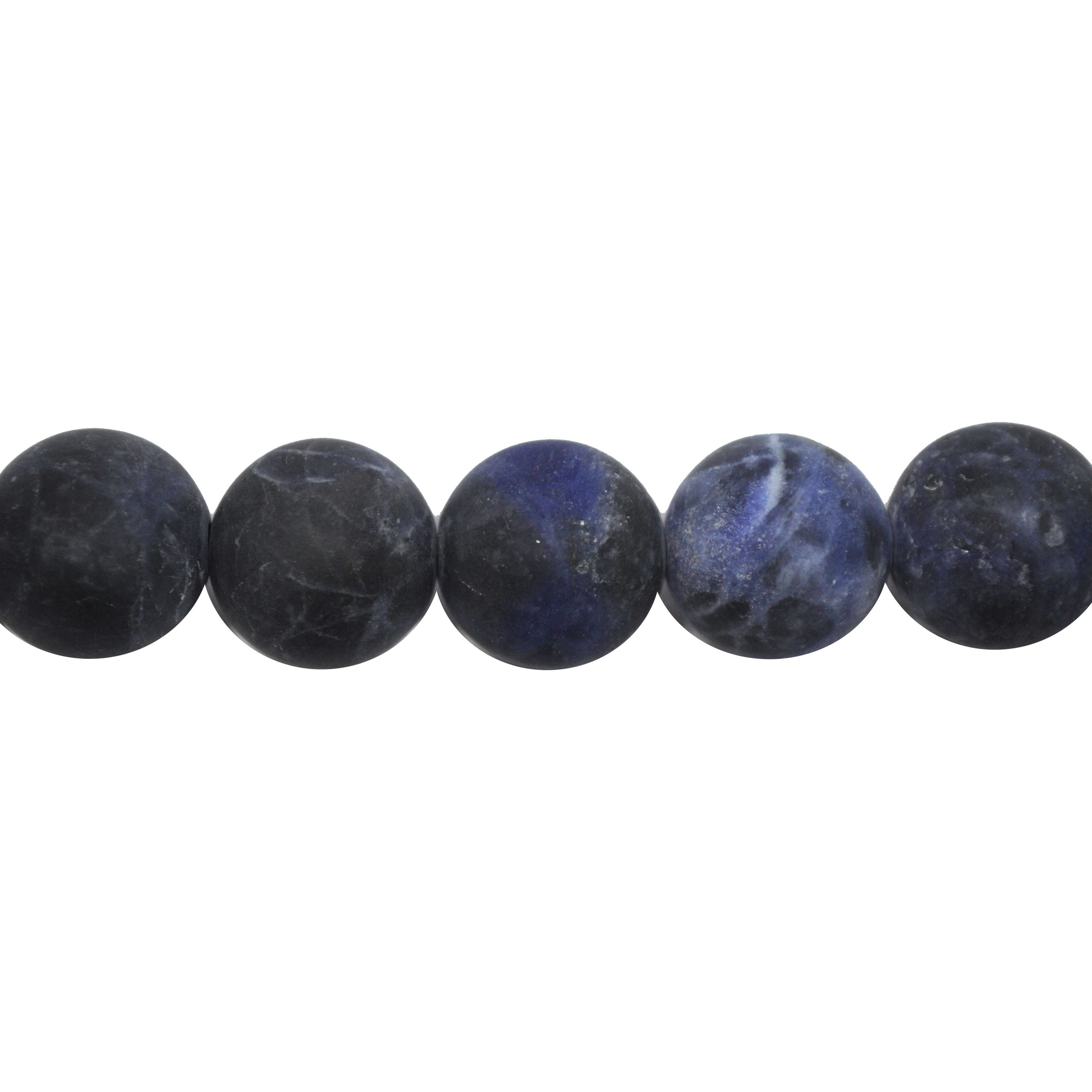 Matte Sodalite Beads