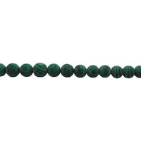 Matte Synthetic Malachite Beads
