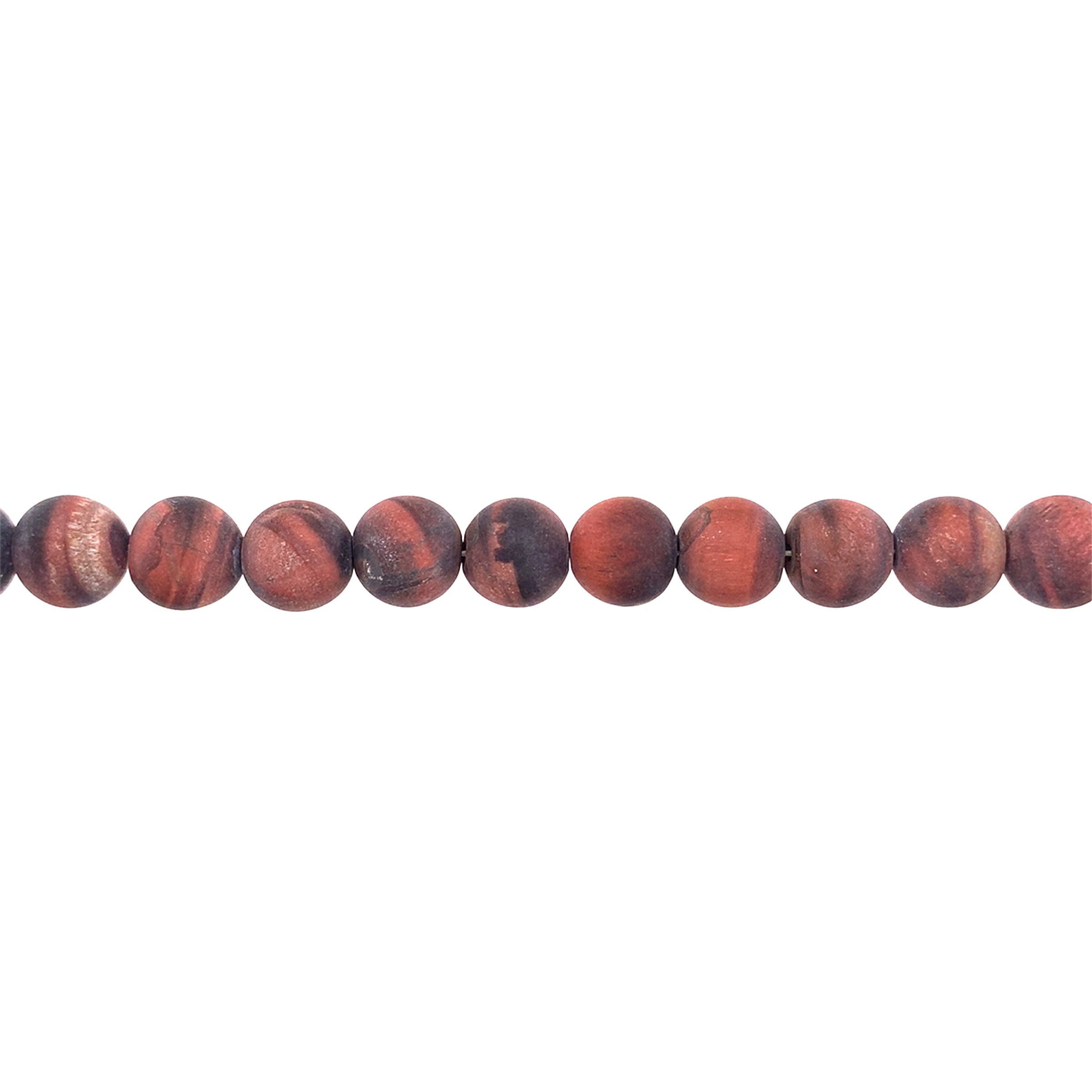 Matte Walnut Tiger Eye Beads