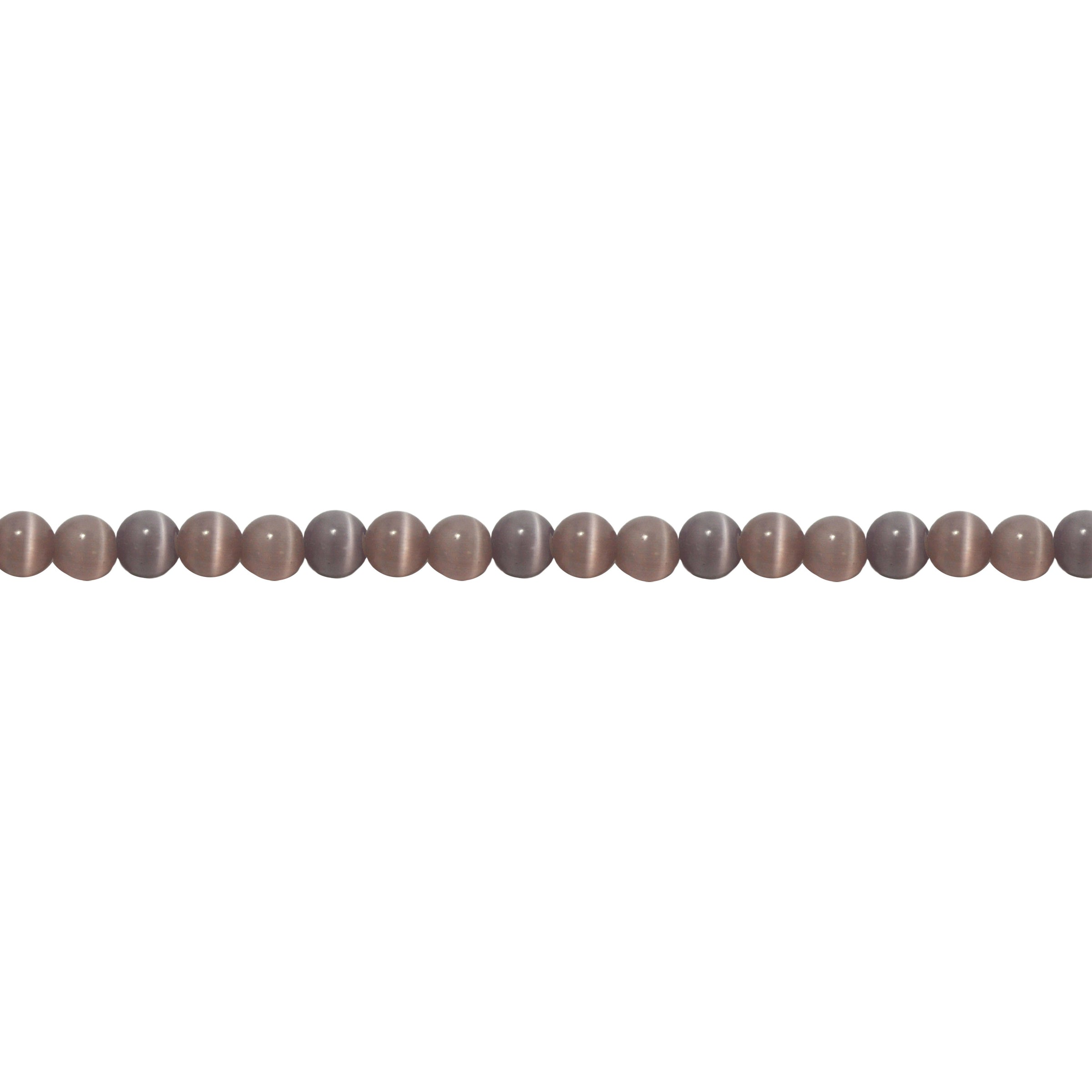 Mauve Cats Eye 6mm - Round