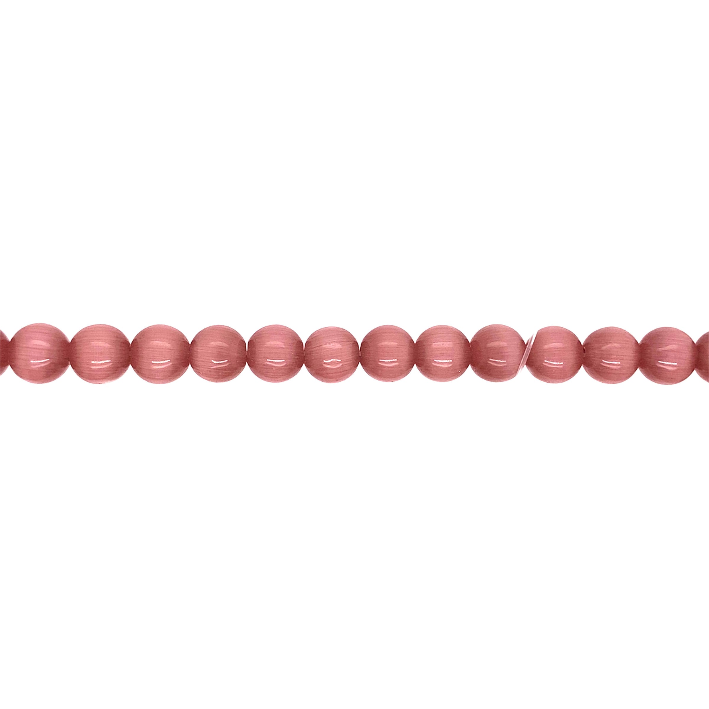 Mauve Cats Eye 8mm - Round