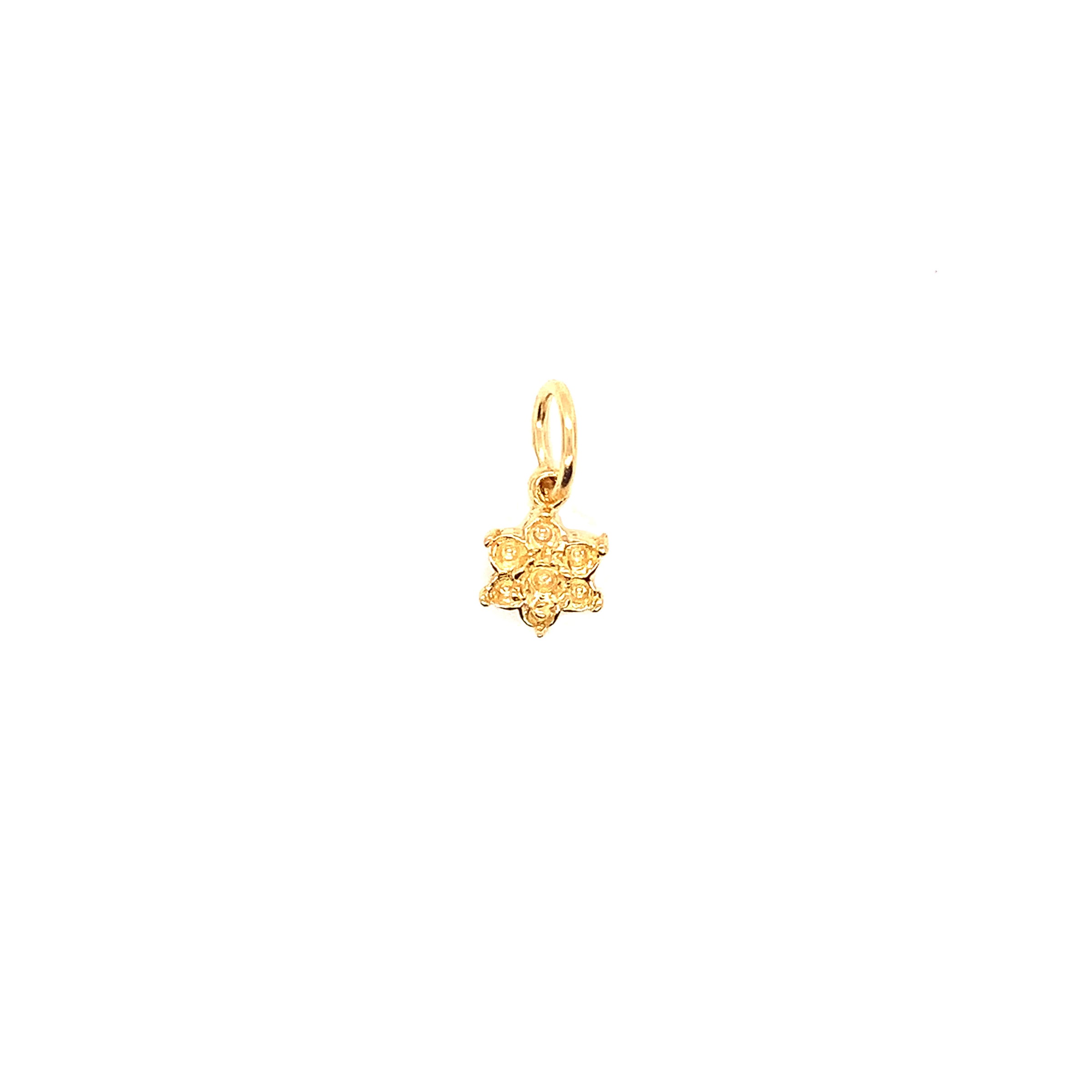 Mini Flower Charm - Gold Filled