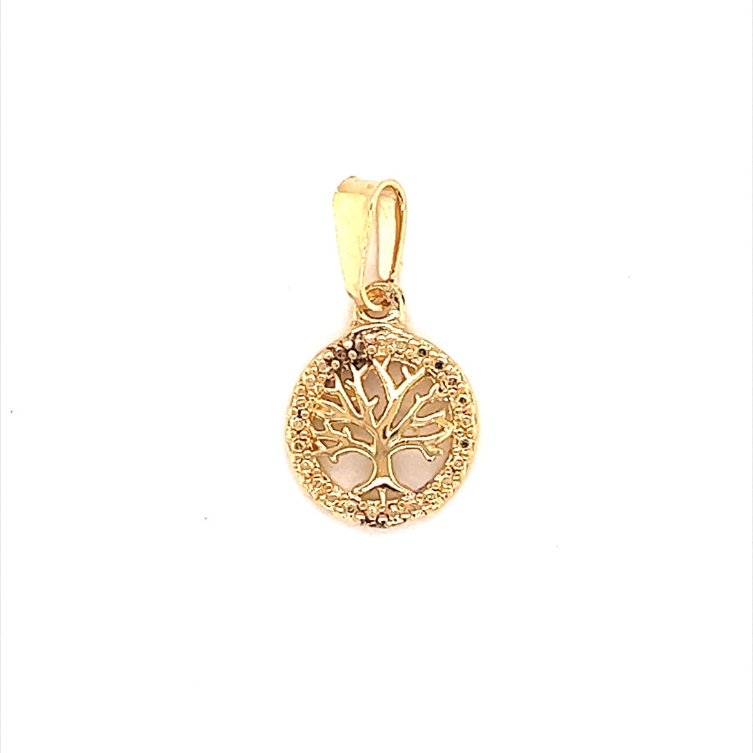 Mini Tree of Life Pendant - Gold Filled