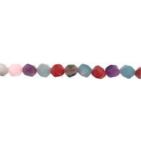 Mixed Gemstone Faceted Beads