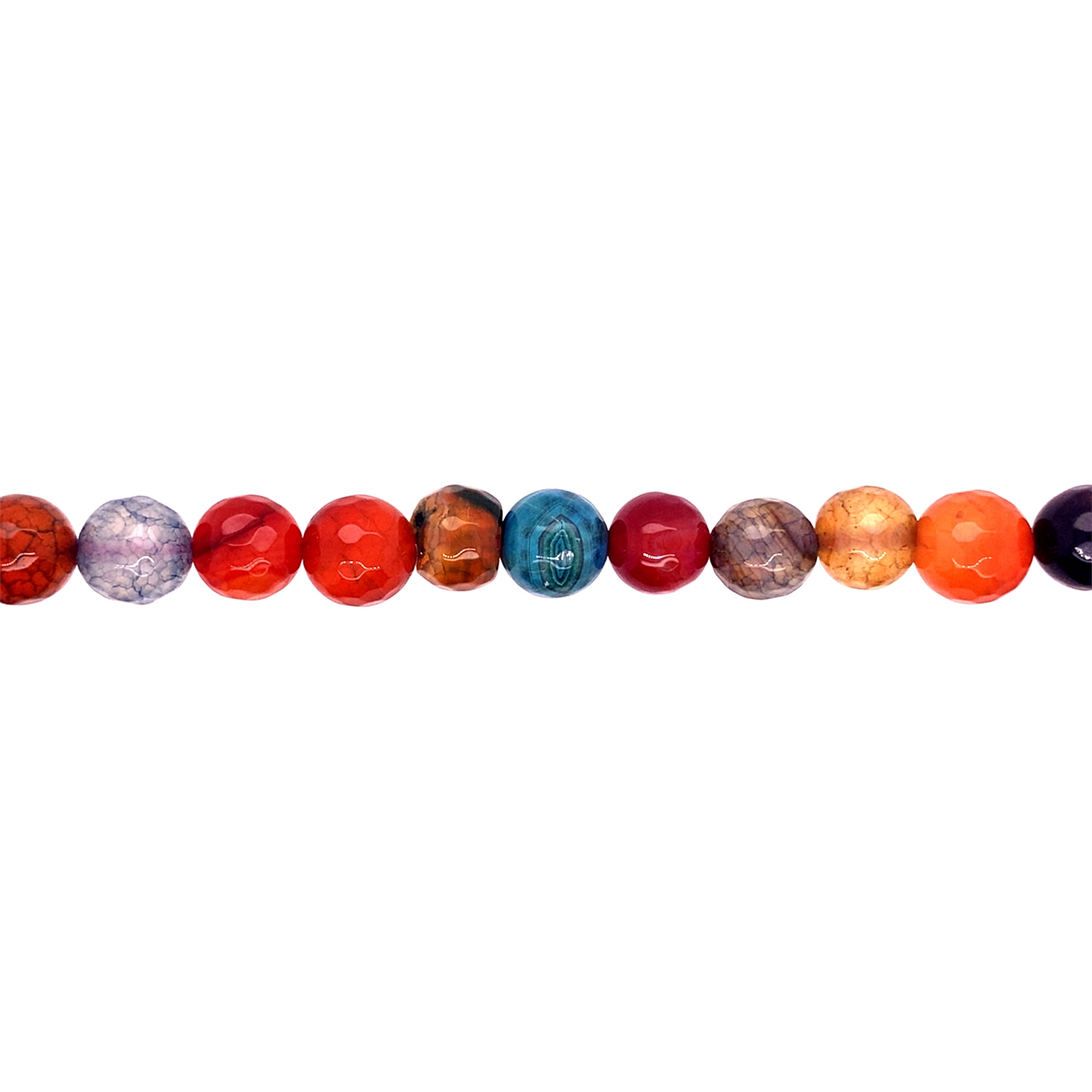 Multicolor Agate 10mm - Faceted