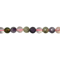 Multicolor Faceted Quartz Beads 14mm