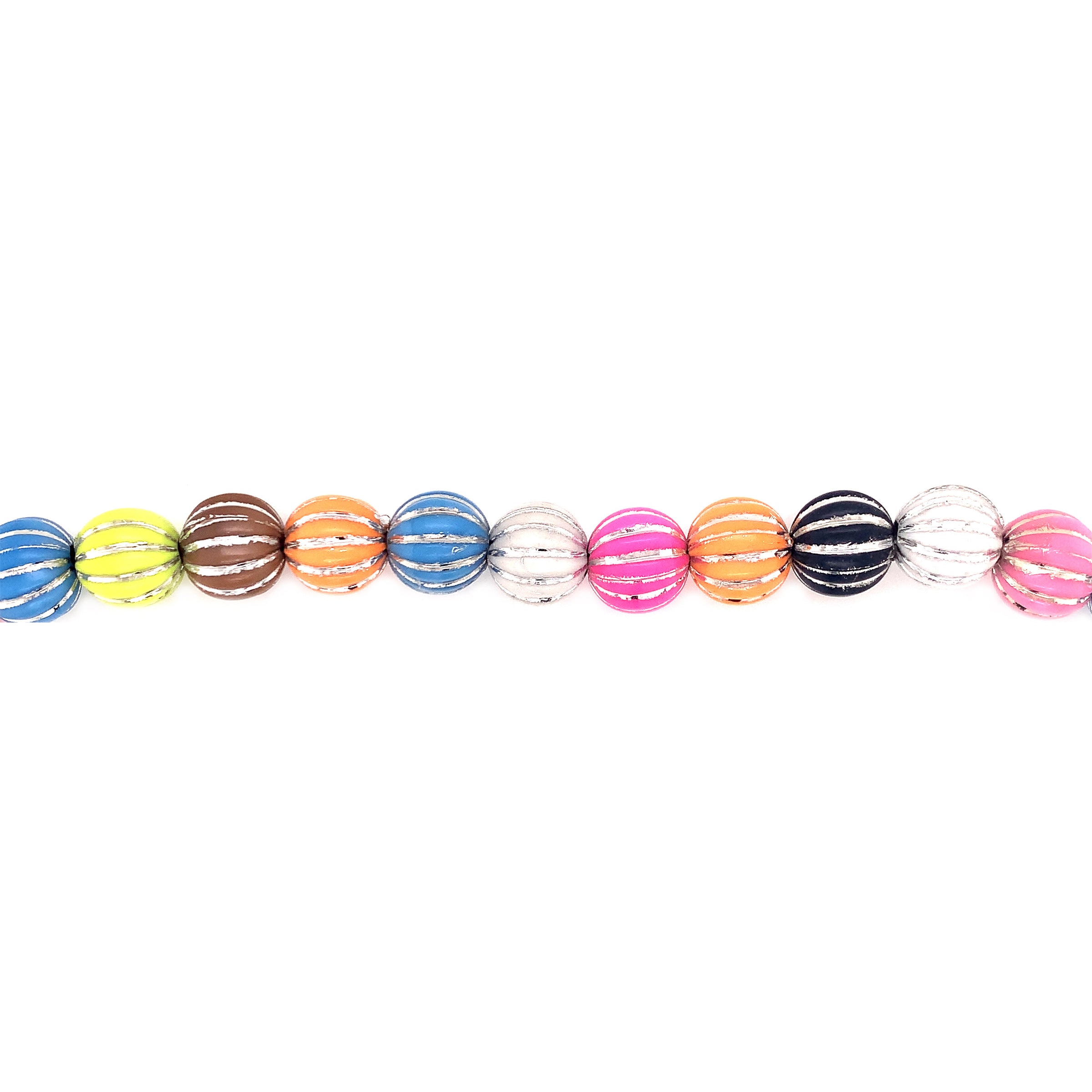 Multicolor Metallic Beads