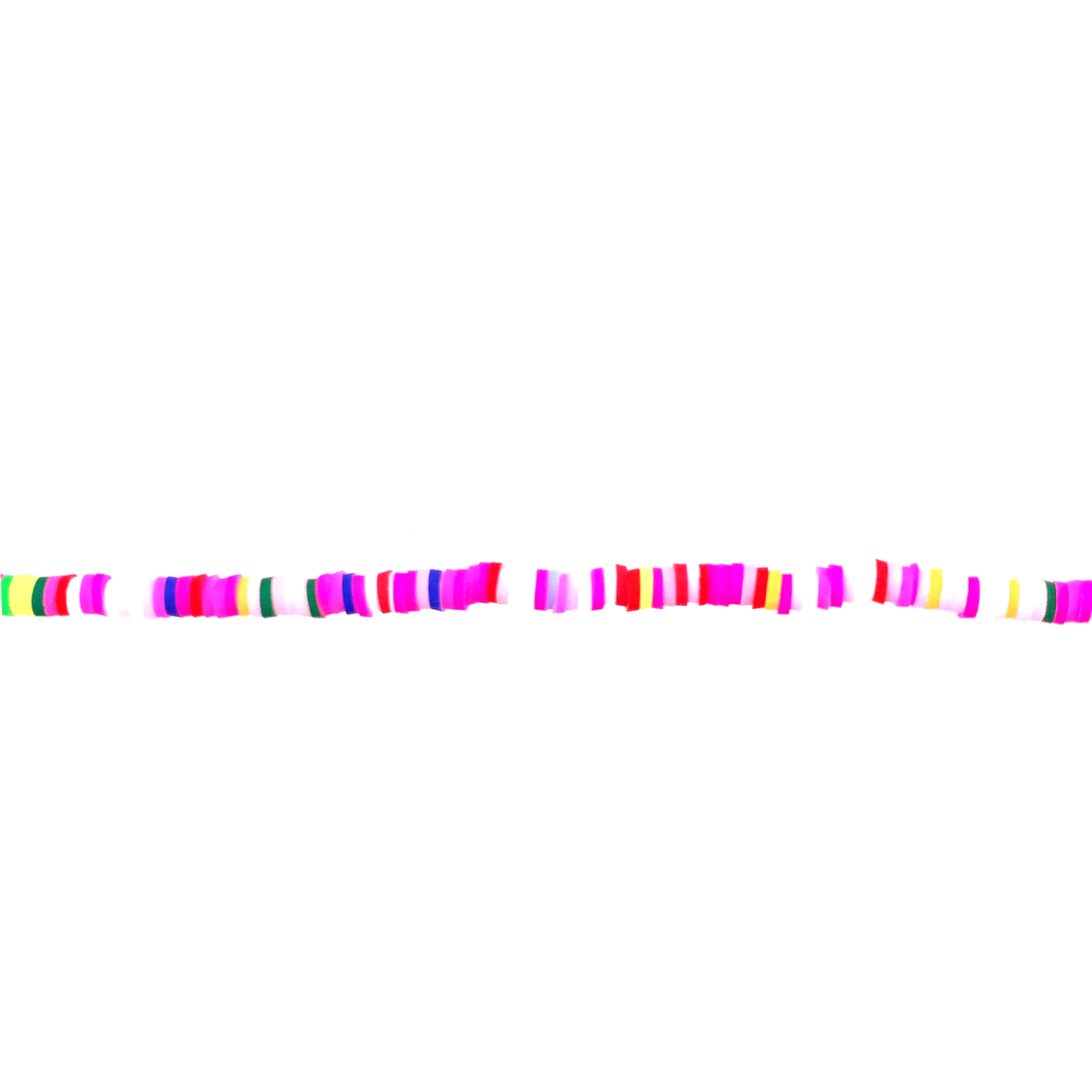 Multicolor Pink Heishi Disc Beads 1mm