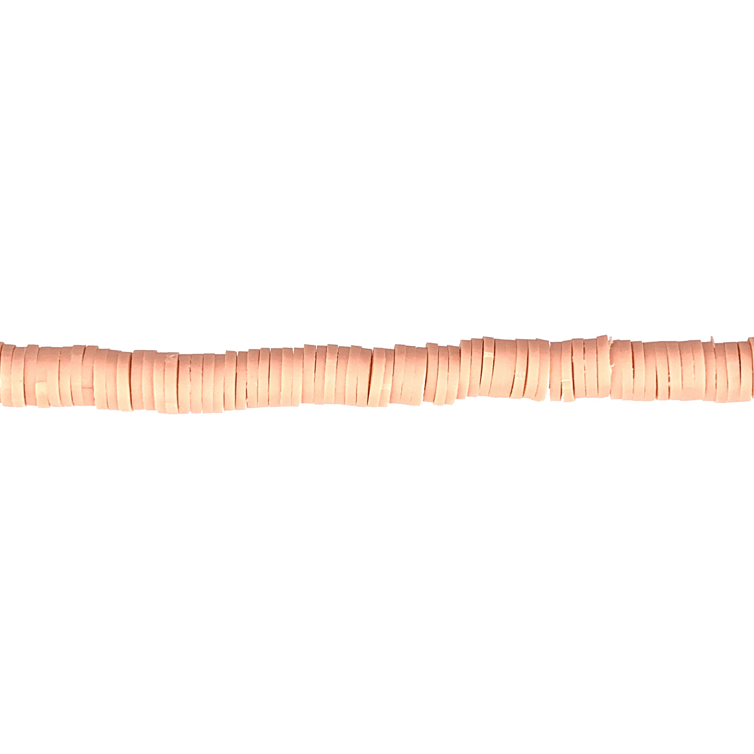 Nude Heishi Disc Beads 1mm
