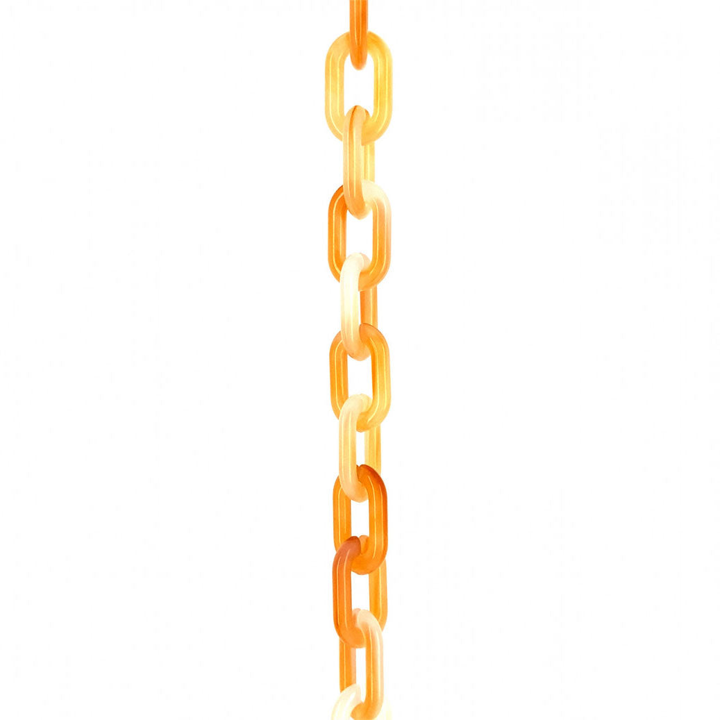 Orange Acrylic Chain