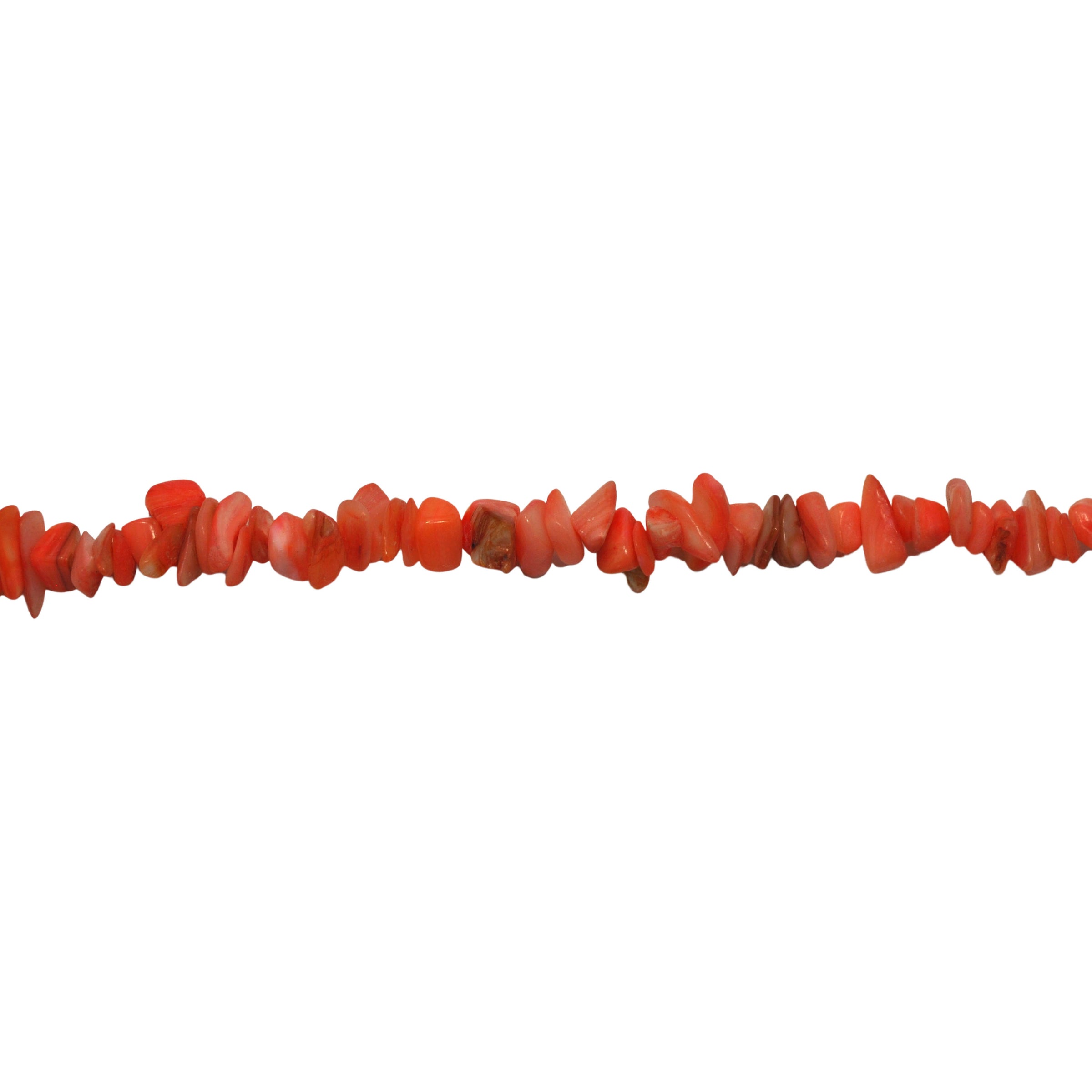 Orange Pearl Chips 14mm