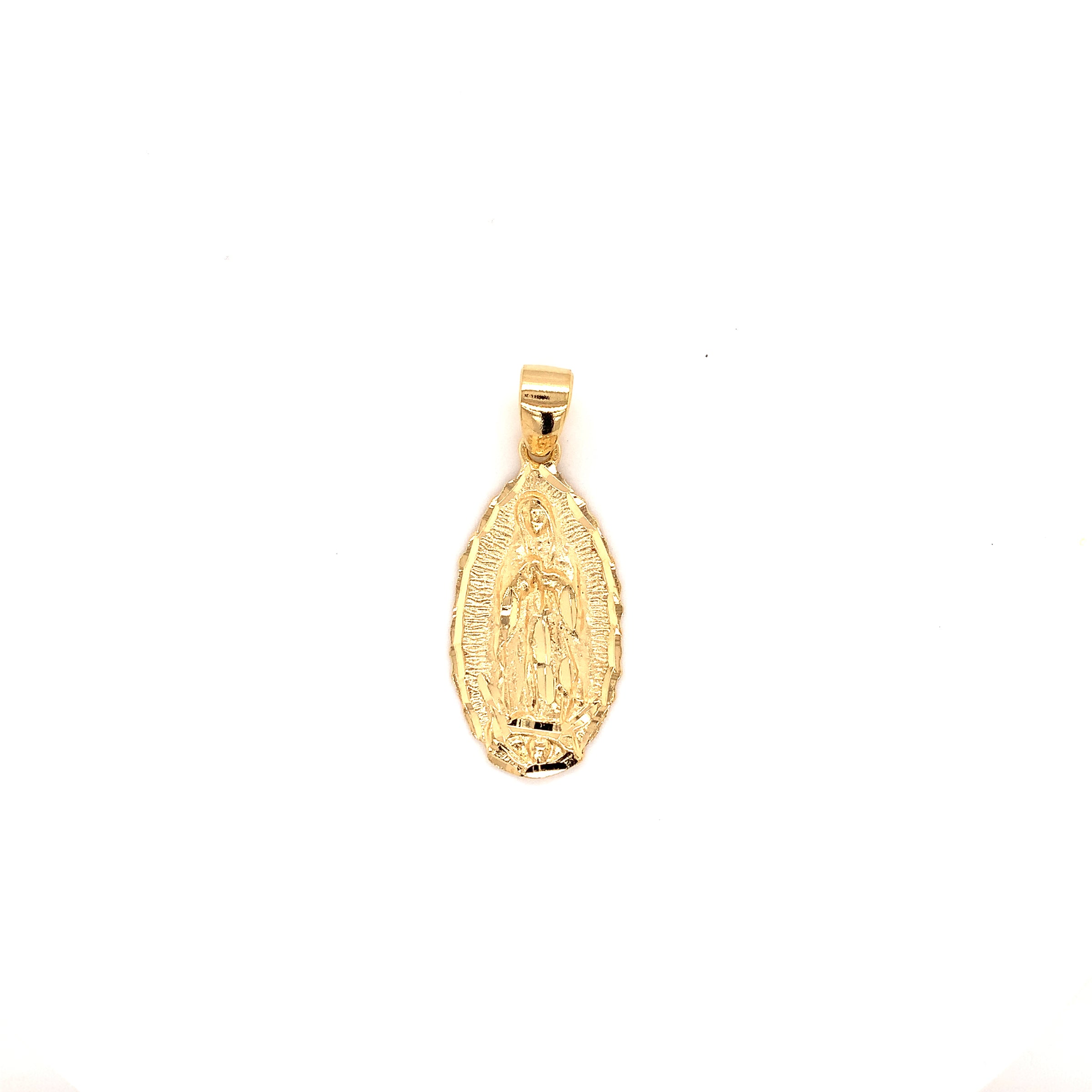 Our Lady of Guadalupe Pendant 40mm - Gold Filled